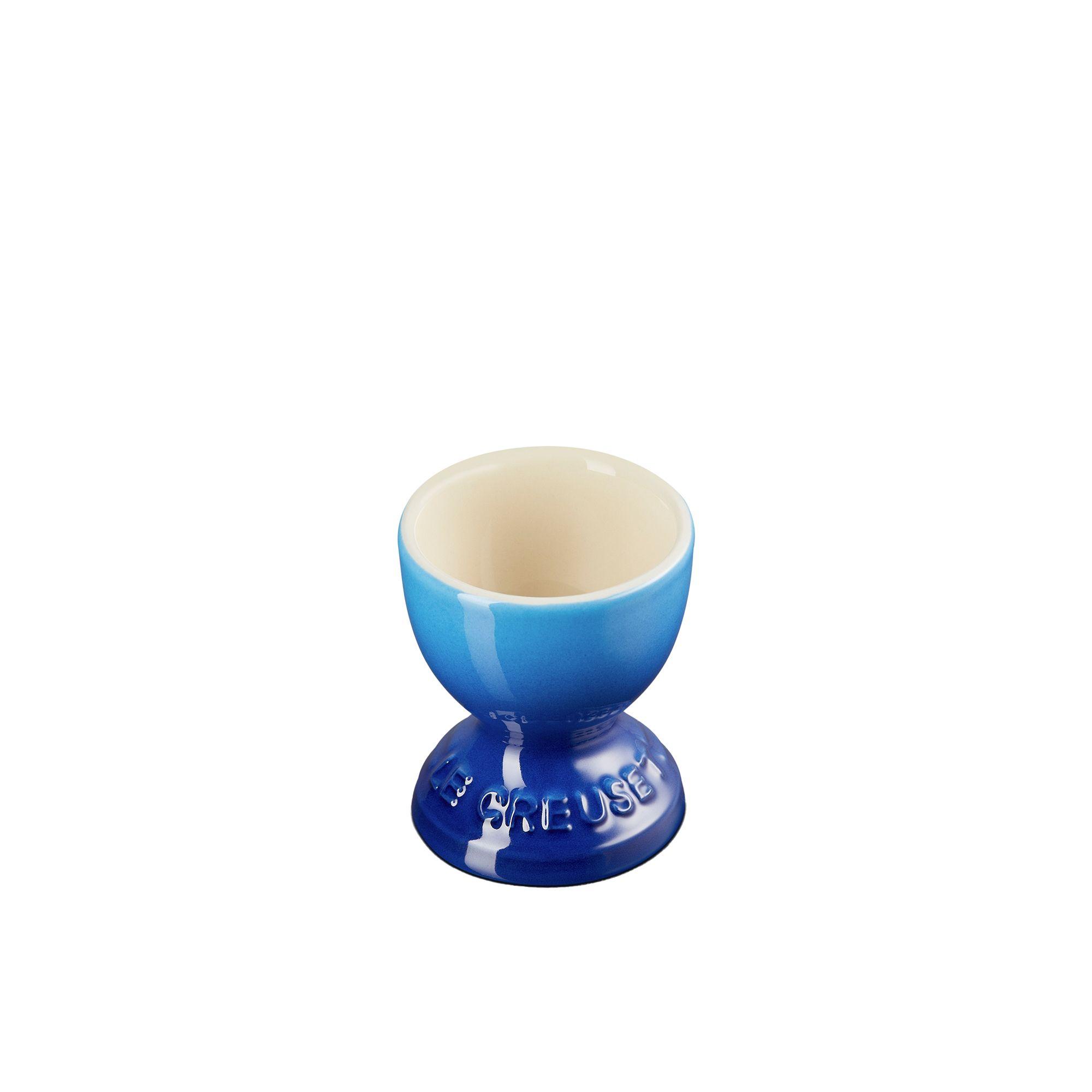 Le Creuset Stoneware Egg Cup Azure Blue Image 5