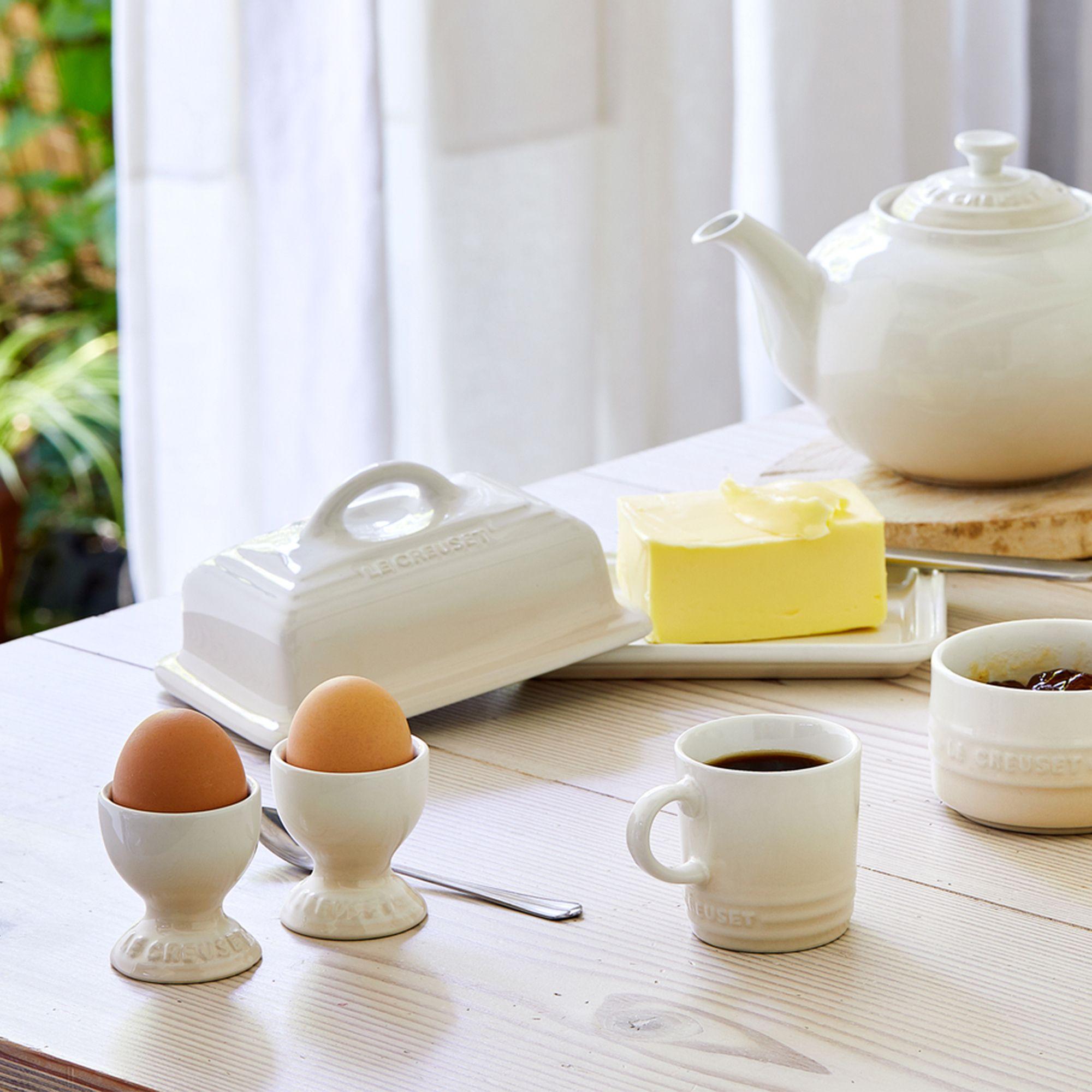 Le Creuset Stoneware Egg Cup Meringue Image 5