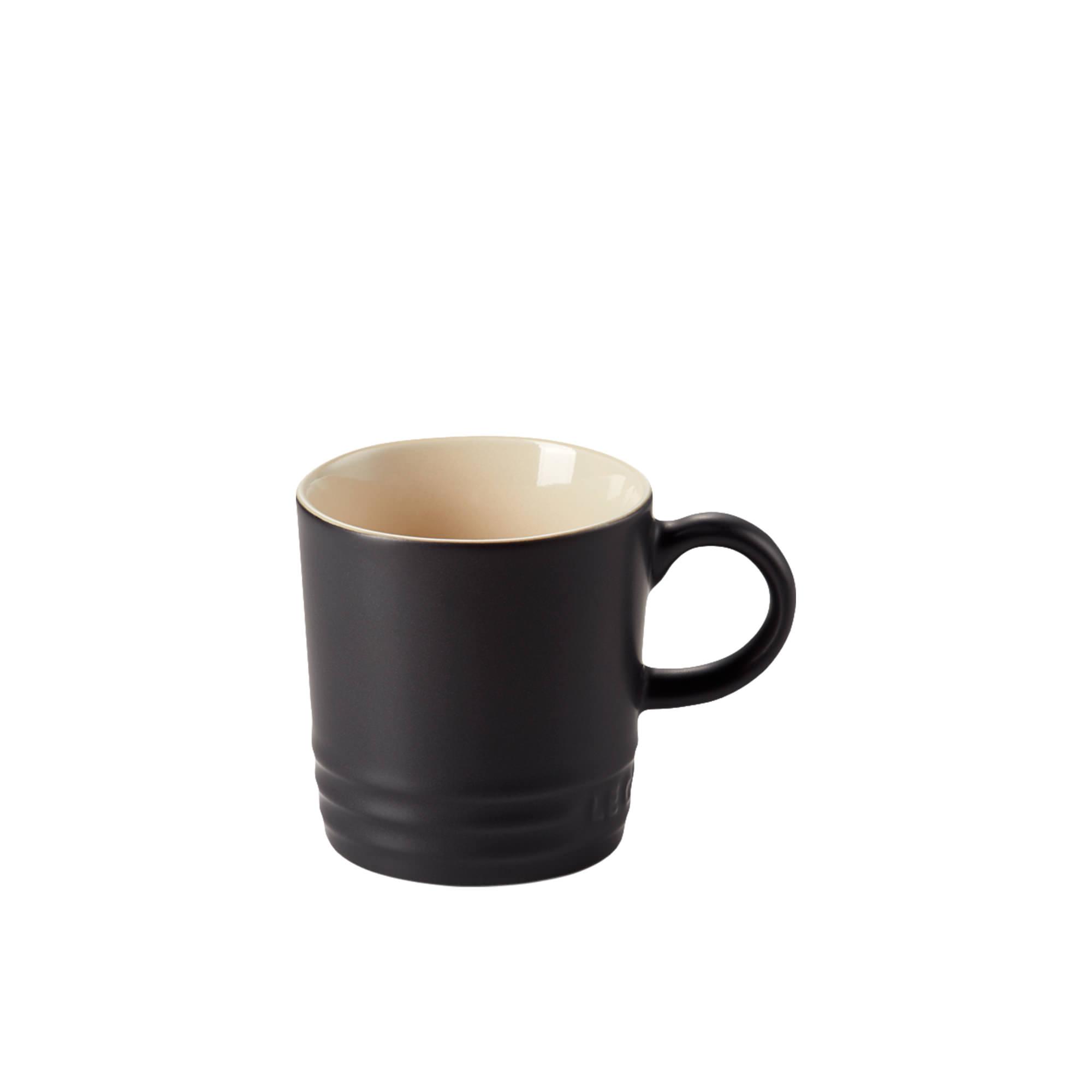 Le Creuset Stoneware Espresso Mug 100ml Satin Black Image 1