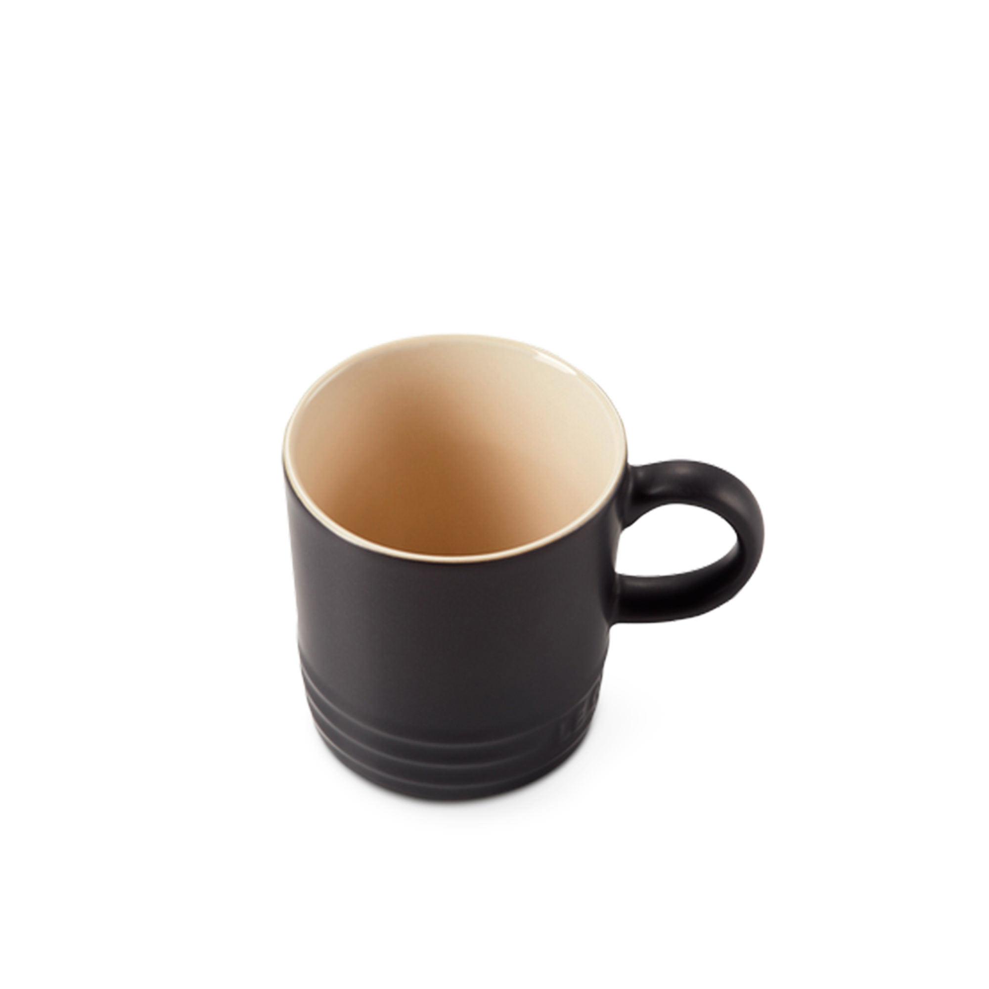 Le Creuset Stoneware Espresso Mug 100ml Satin Black Image 4