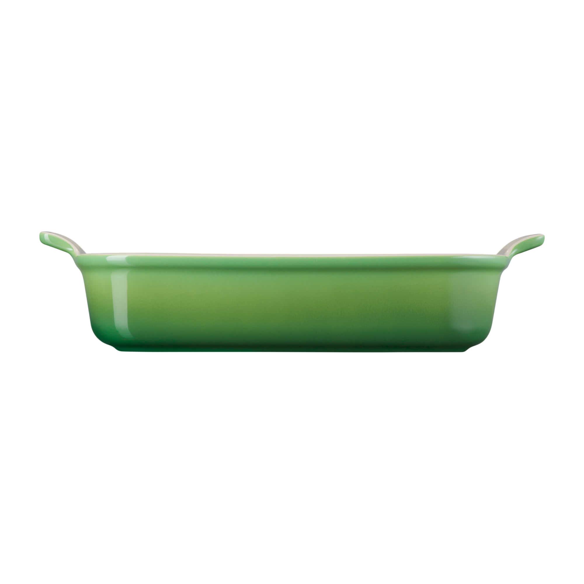 Le Creuset Stoneware Heritage Rectangular Dish 32cm - 3.8L Bamboo Green Image 4