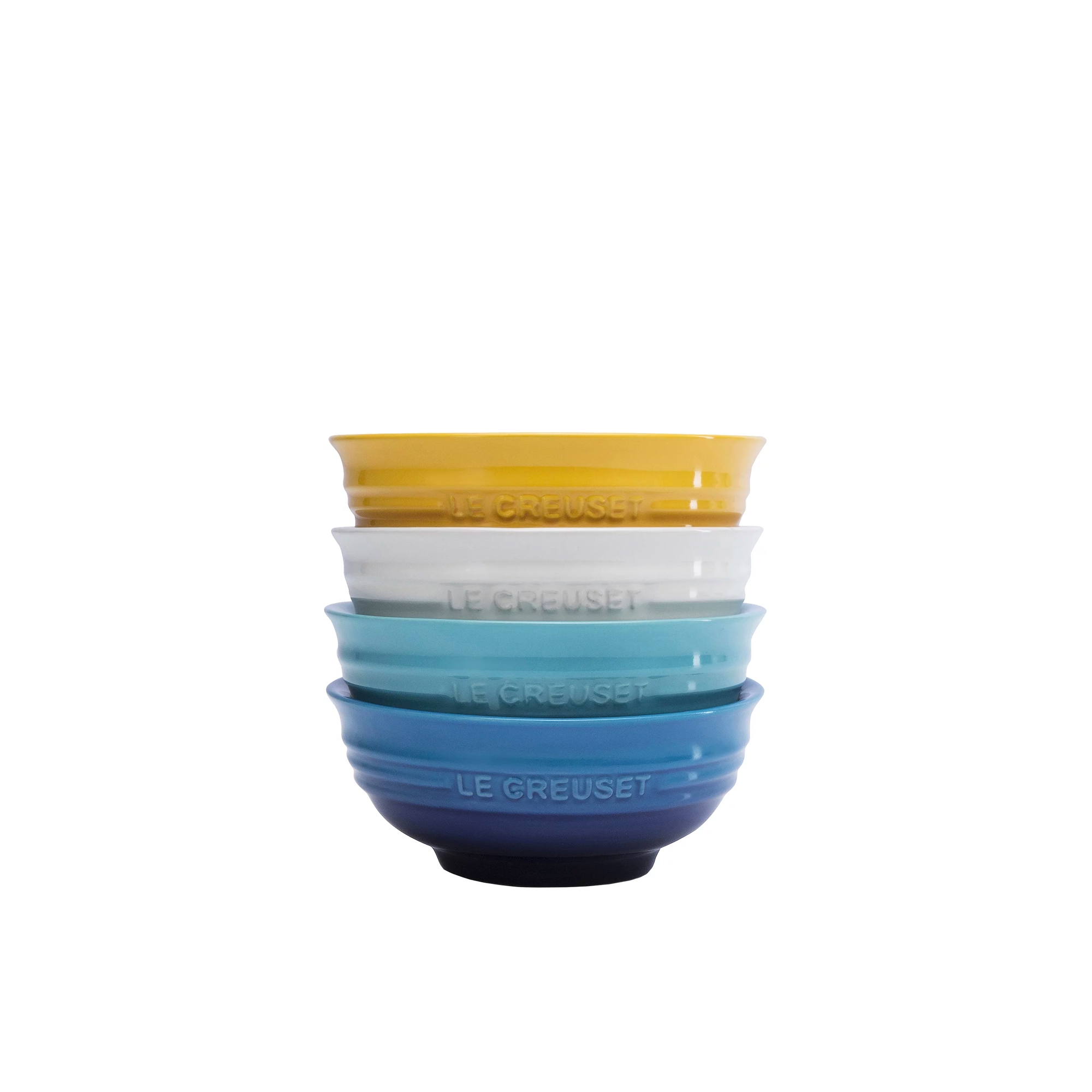 Le Creuset Stoneware Mini Bowl Set of 4 Riviera Image 1