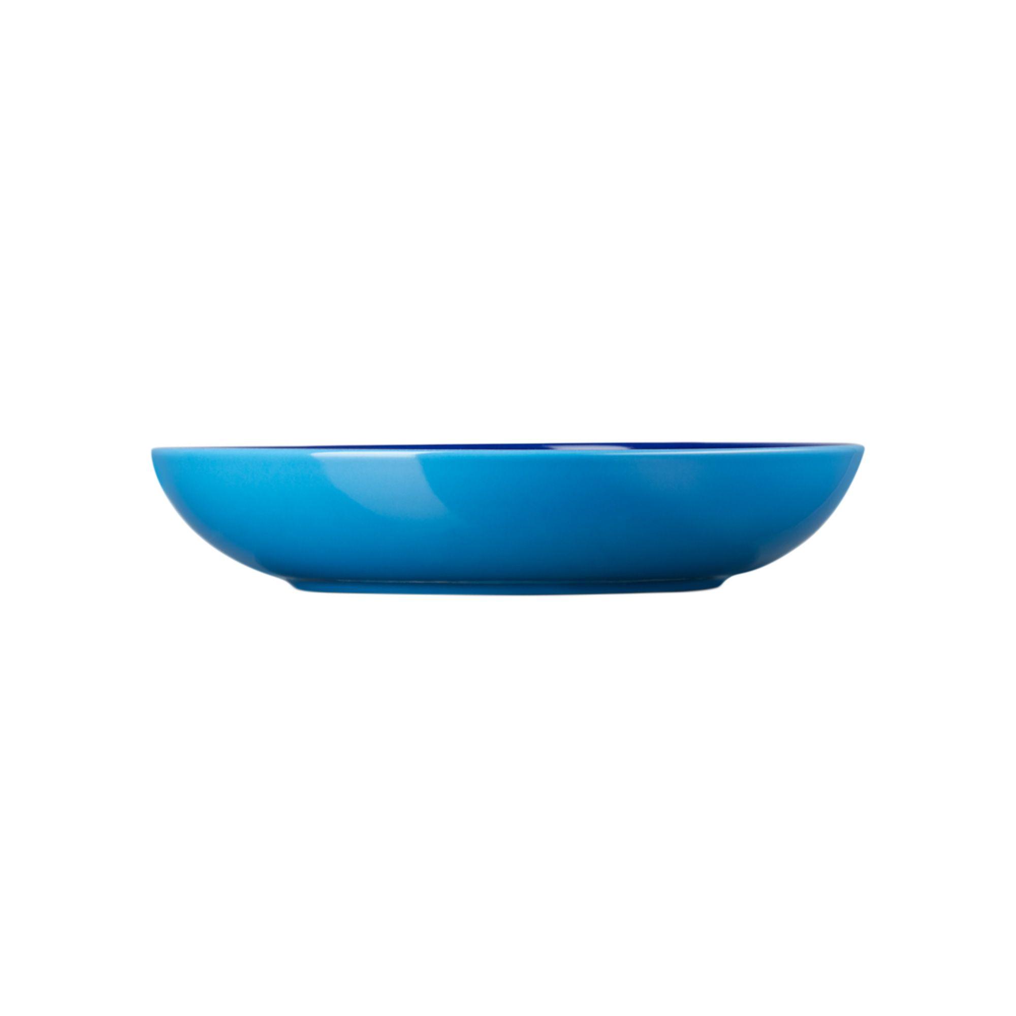 Le Creuset Stoneware Pasta Bowl Set of 4 Azure Blue Image 3
