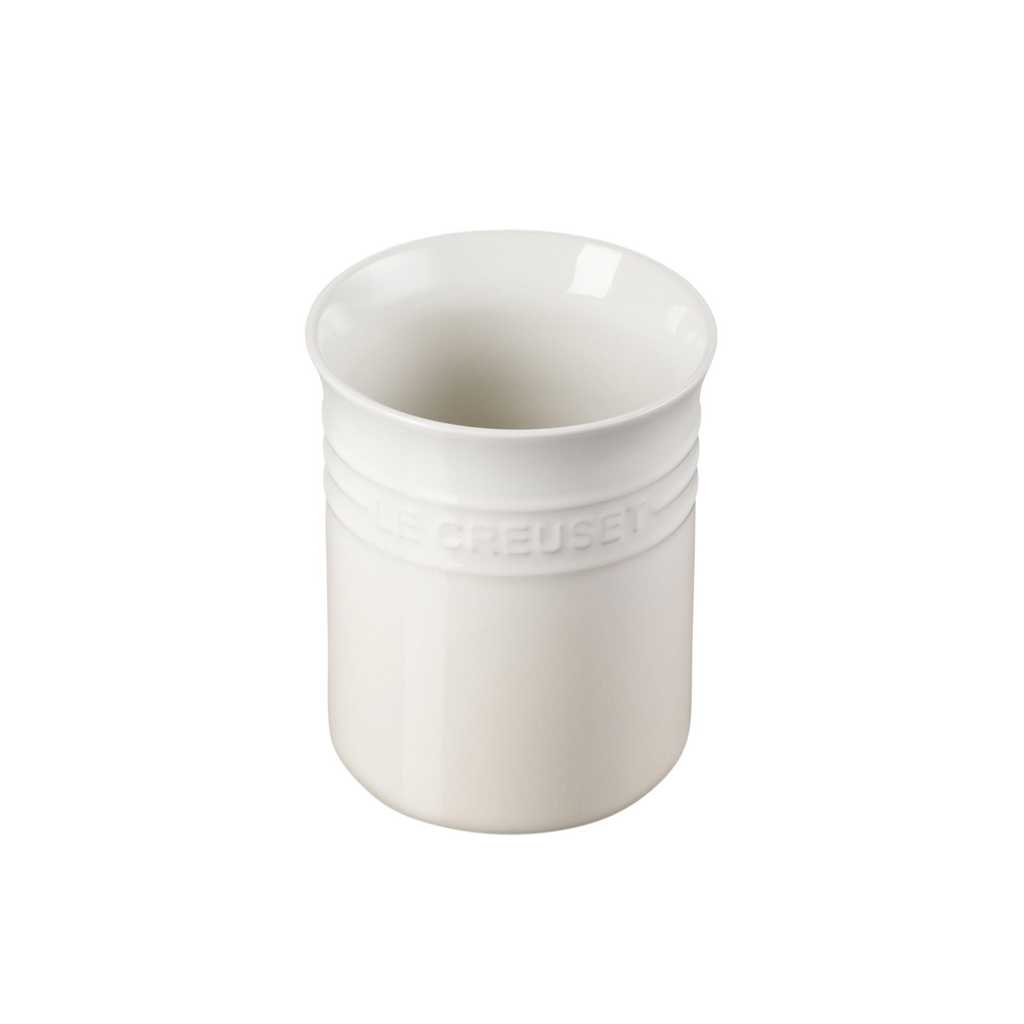 Le Creuset Stoneware Small Utensil Jar Meringue Image 4