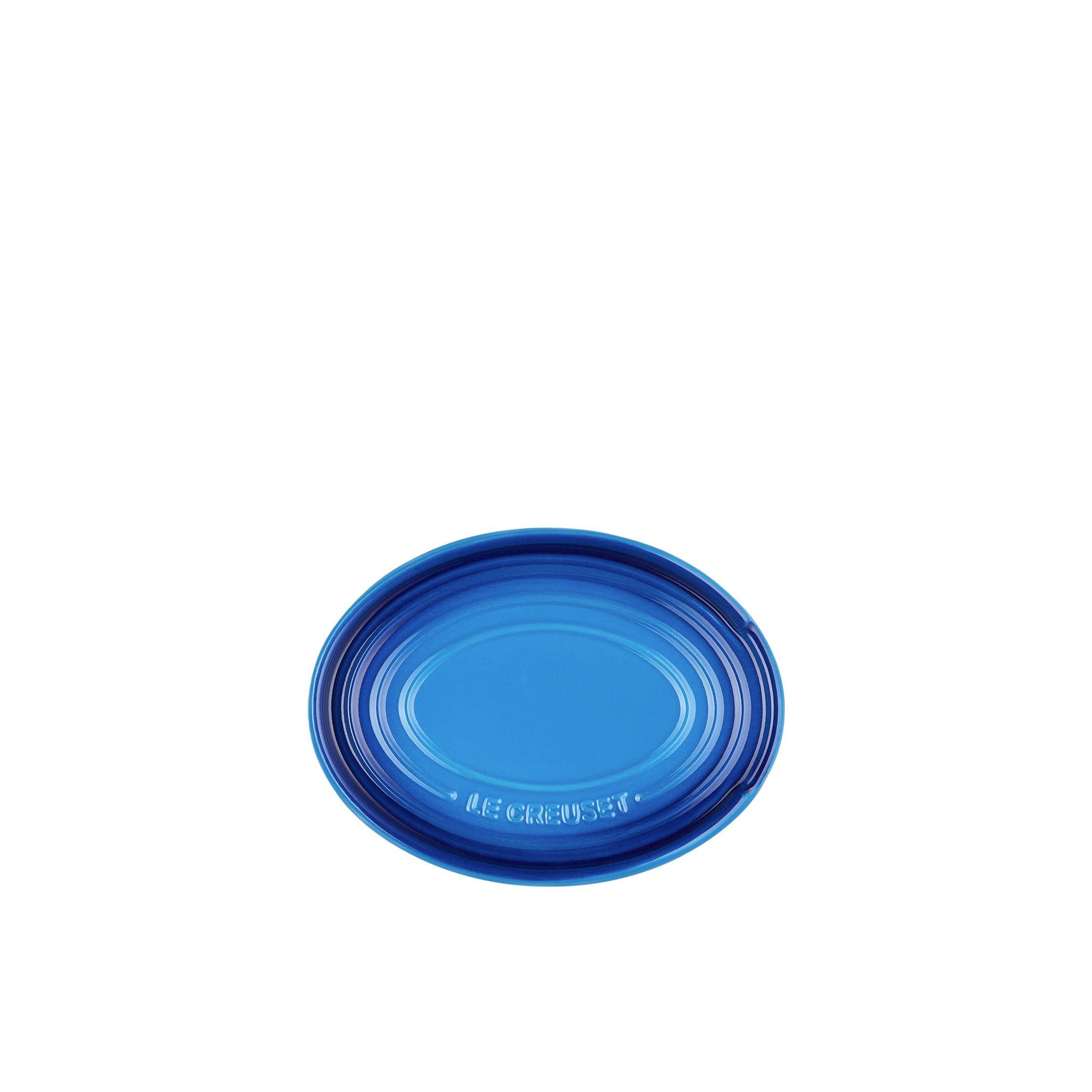 Le Creuset Stoneware Spoon Rest Azure Blue Image 3