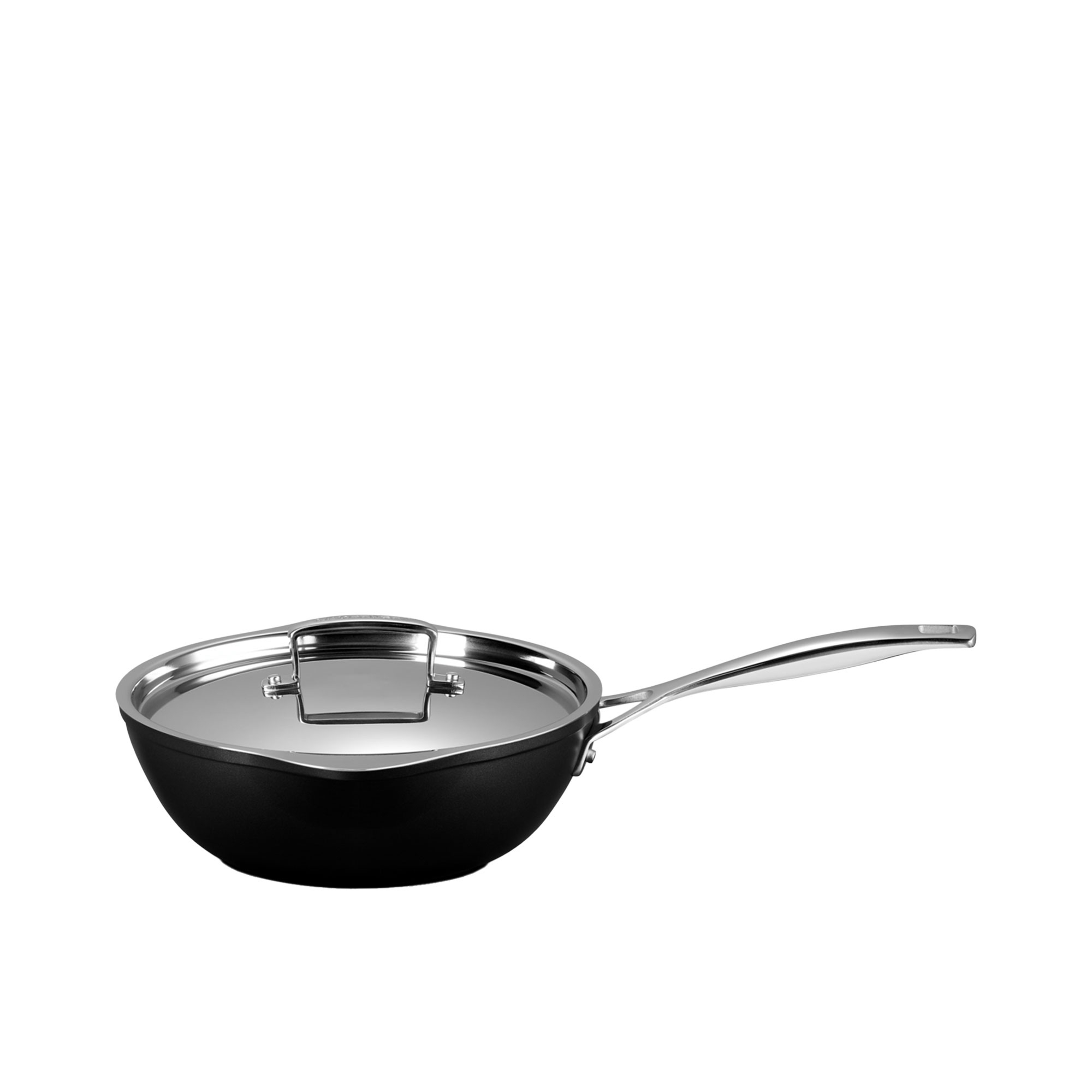 Le Creuset Toughened Non Stick Chef's Pan with 2 Pouring Spout 24cm Image 1