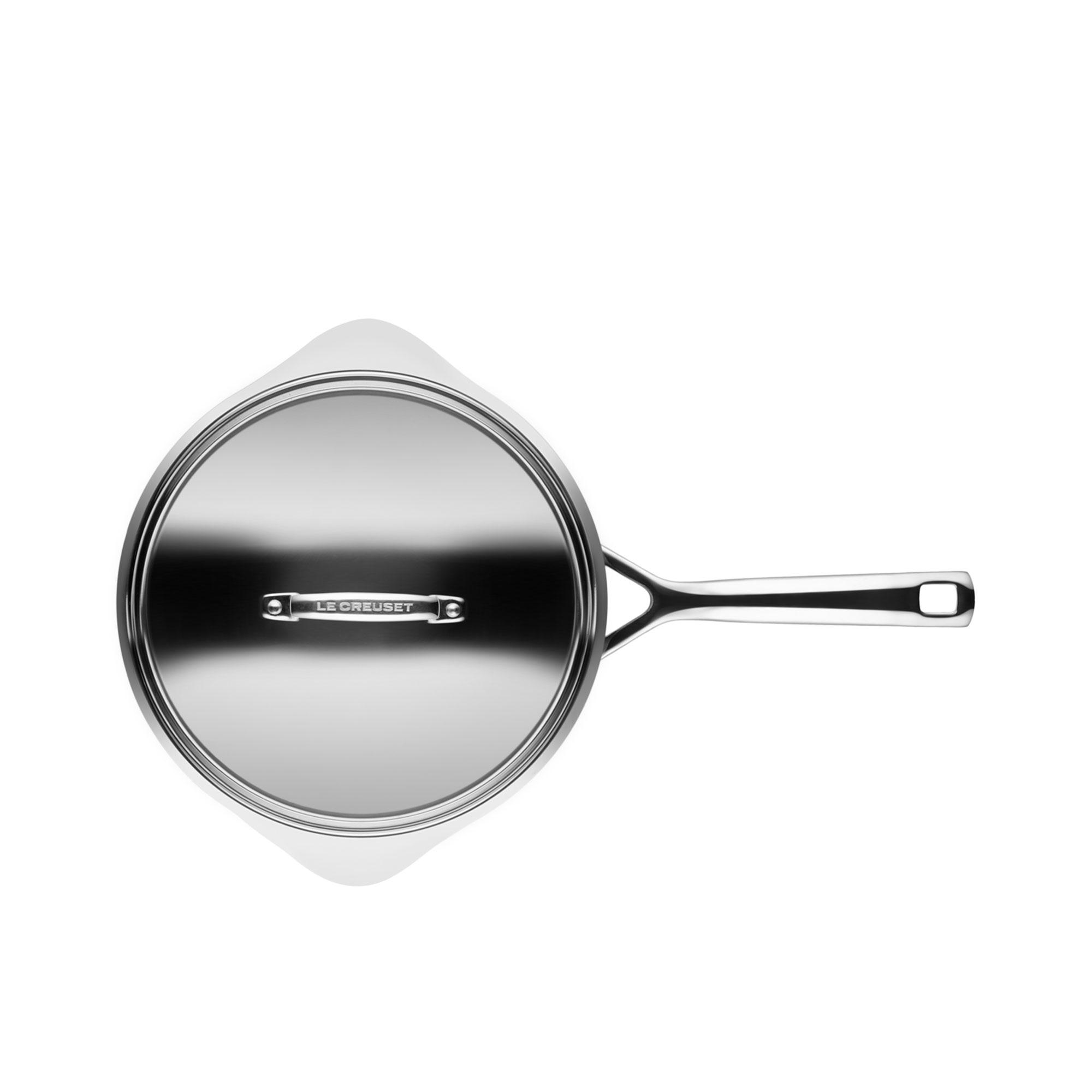 Le Creuset Toughened Non Stick Chef's Pan with 2 Pouring Spout 24cm Image 3