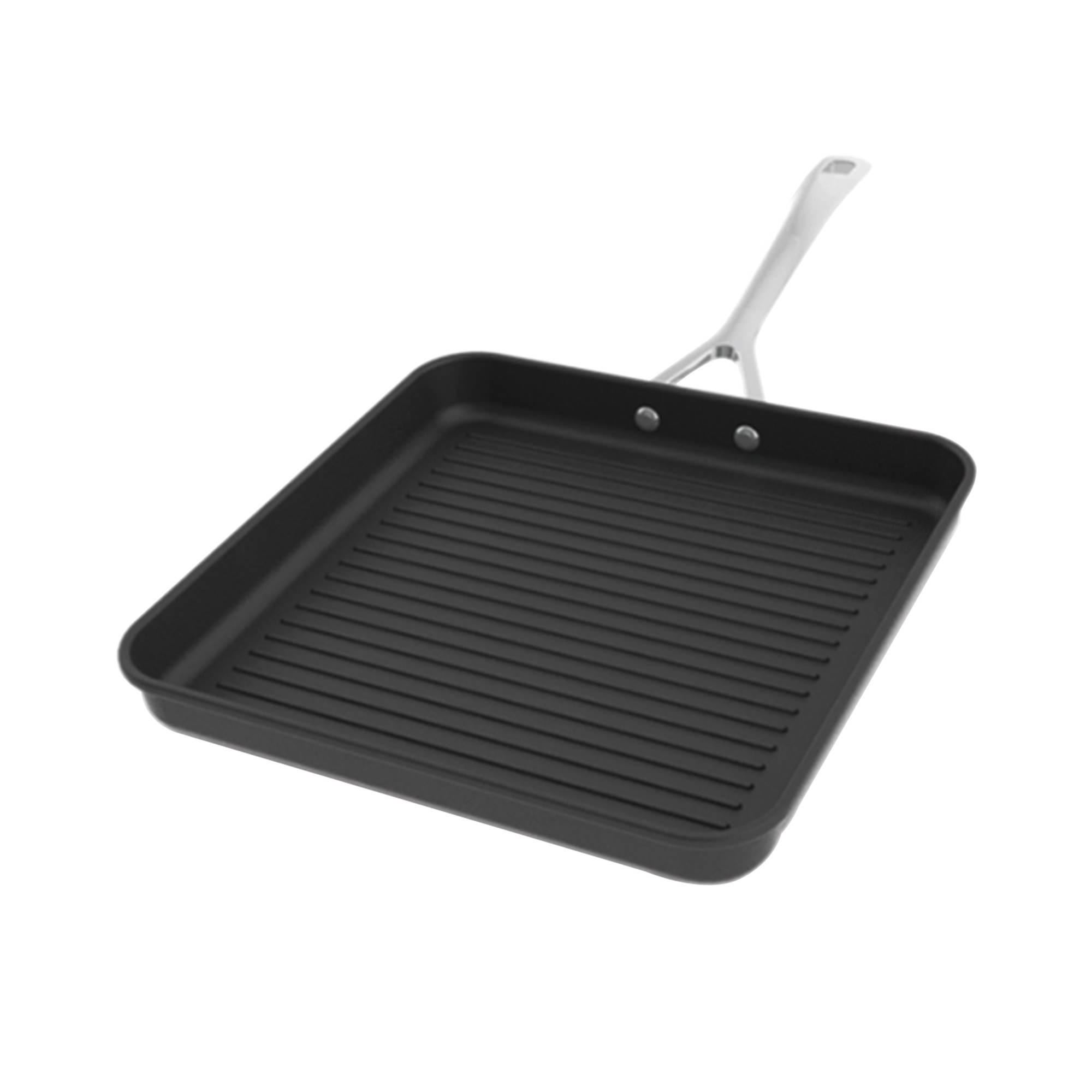 Le Creuset Toughened Non Stick Square Grill Pan with Helper Handle 28cm Image 1