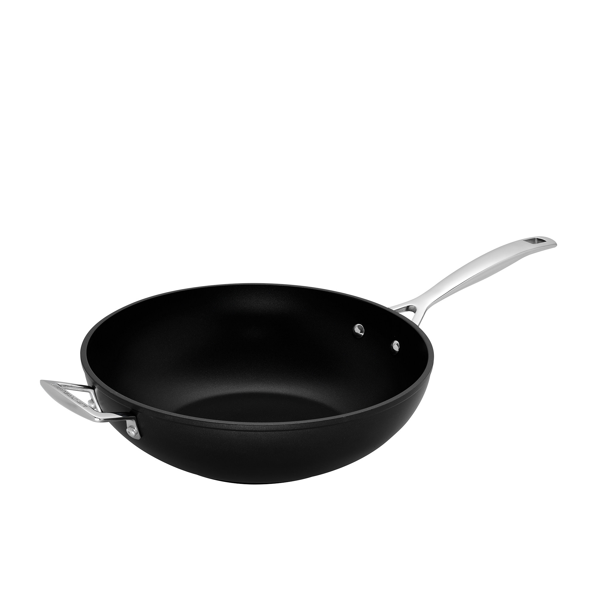 Le Creuset Toughened Non Stick Stirfry Pan with Helper Handle 30cm Image 1