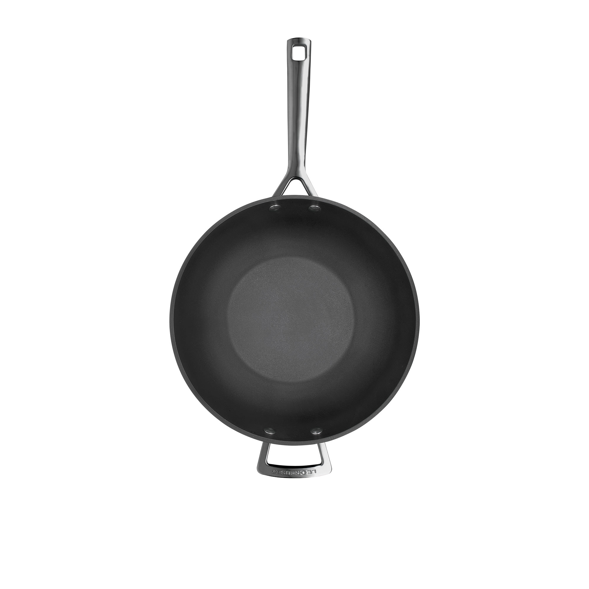 Le Creuset Toughened Non Stick Stirfry Pan with Helper Handle 30cm Image 2
