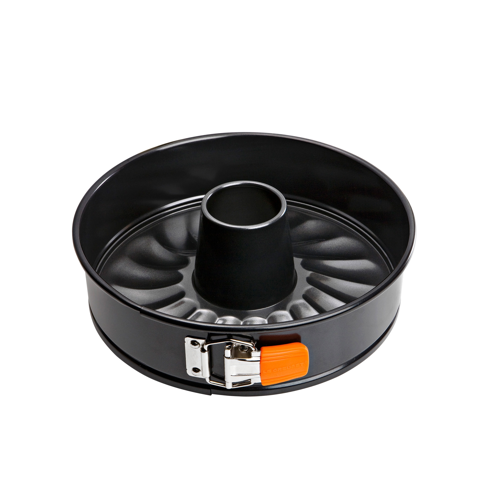 Le Creuset Toughened Non Stick Round Springform Cake Tin with Funnel 25.6cm Image 1