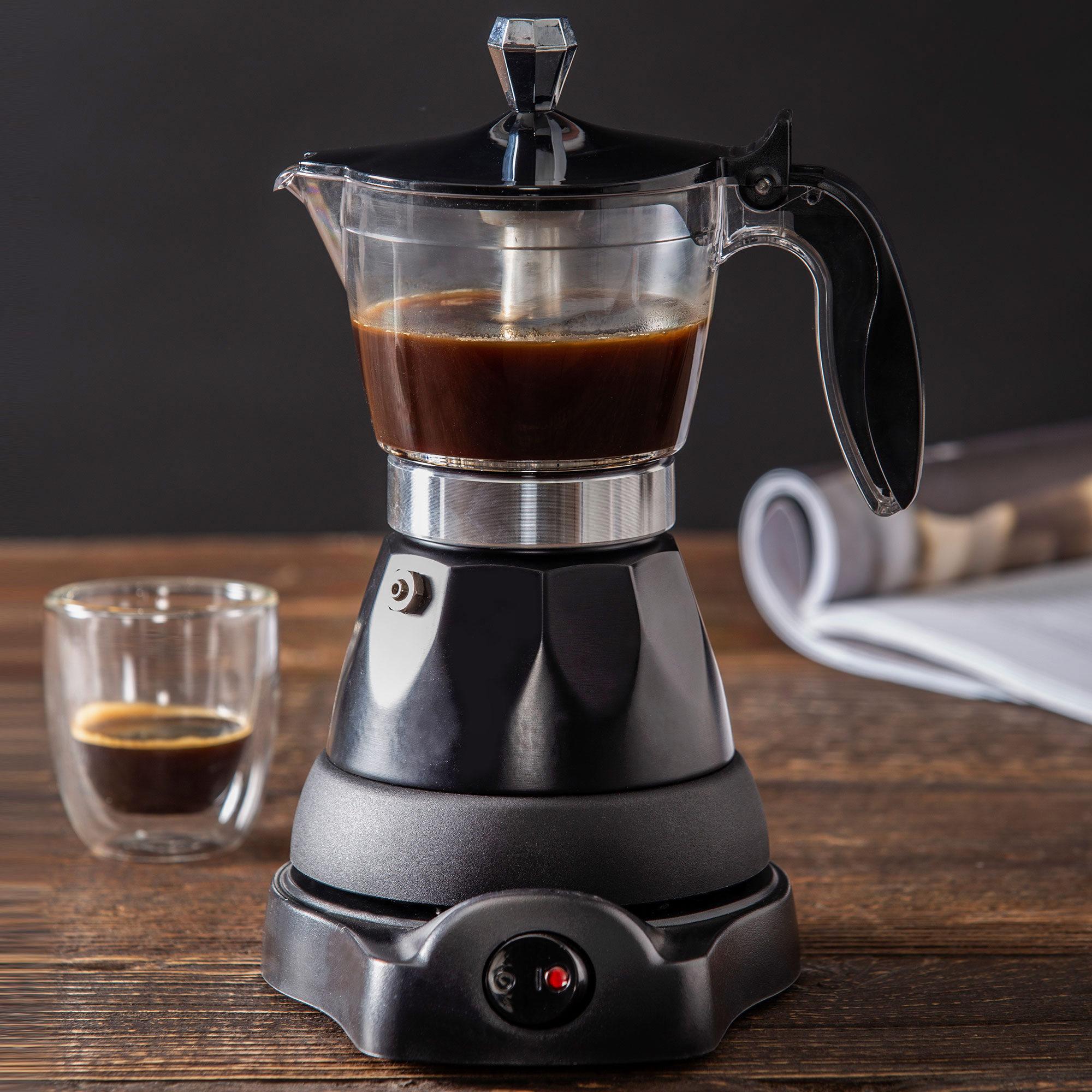 Leaf & Bean Electric Espresso Maker 3 Cup Image 2