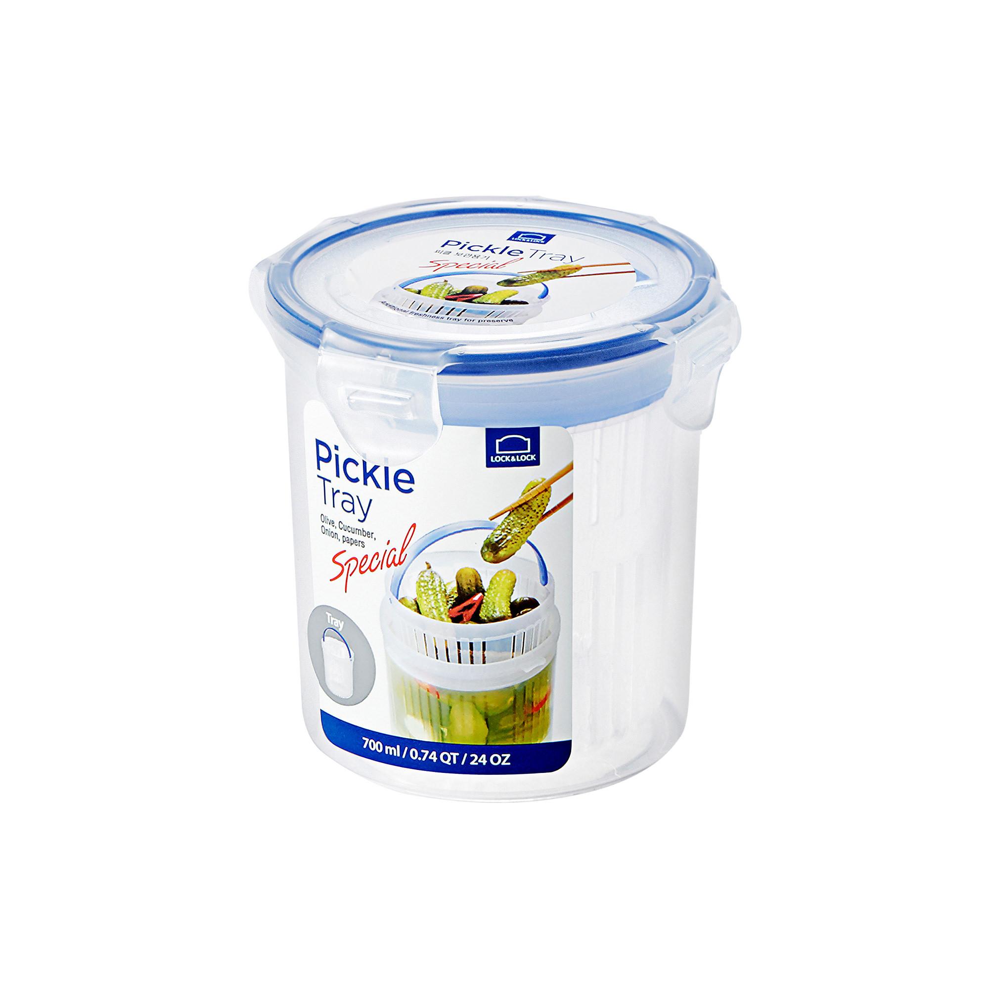 Lock & Lock Special Round Container with Draining Basket 700ml Image 1