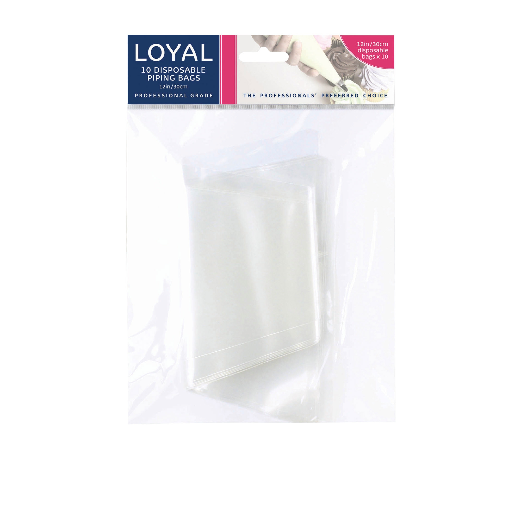 Loyal 10pk Disposable Piping Bag 30cm Image 1