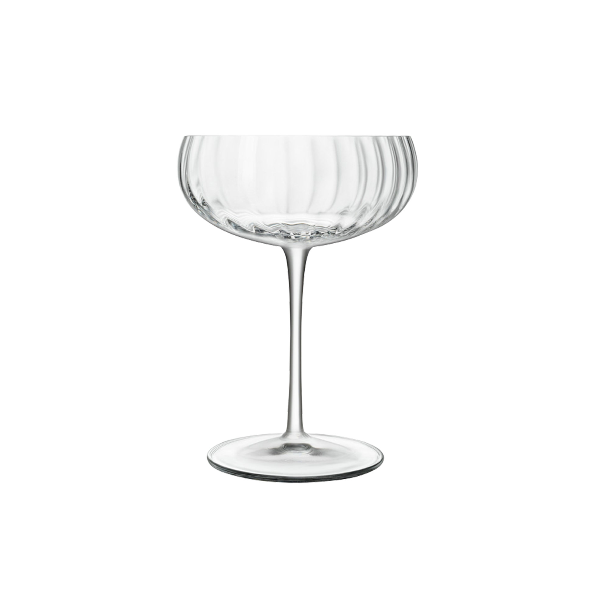 Luigi Bormioli Optica Champagne Coupe 300ml Set of 4 Image 2
