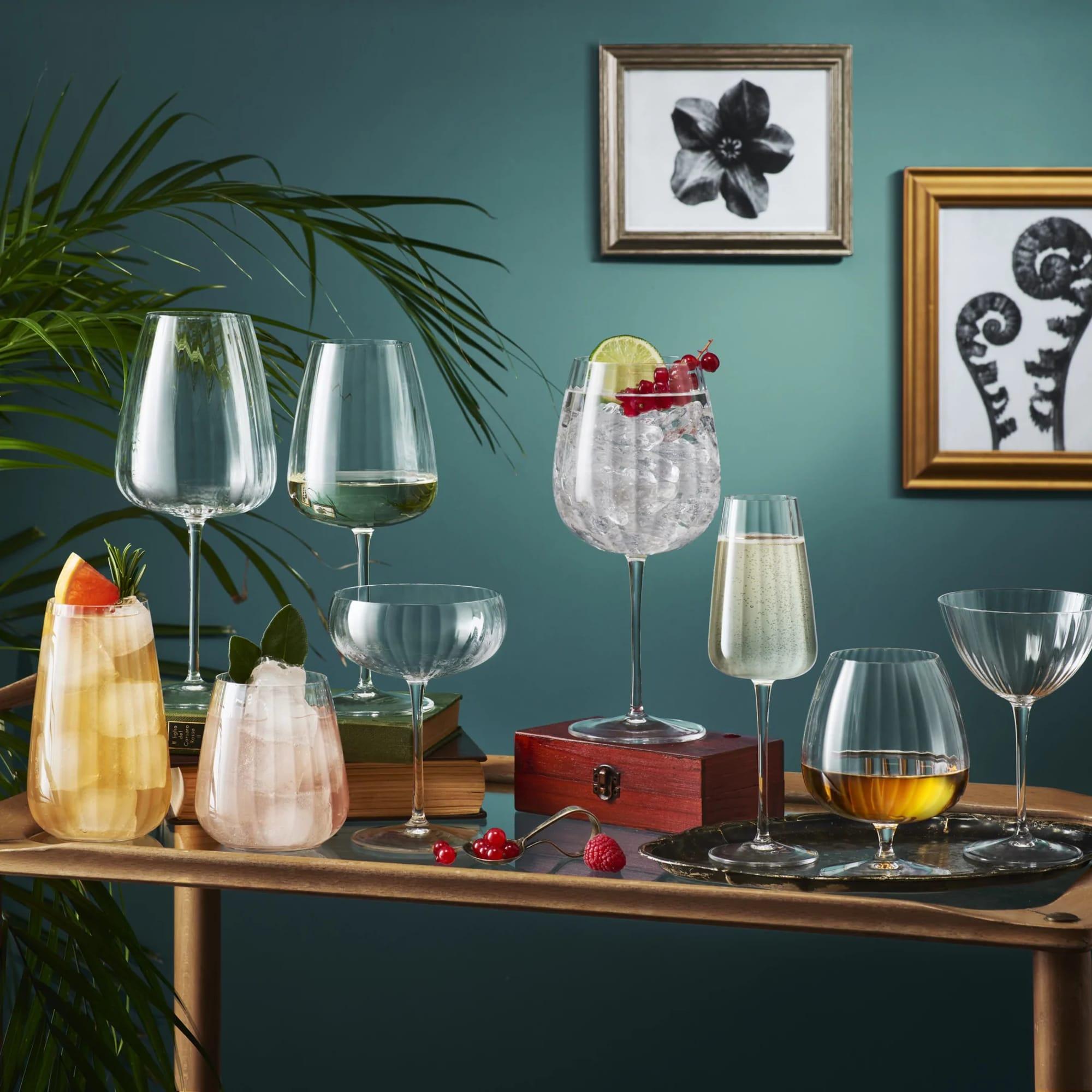 Luigi Bormioli Optica Bordeaux Wine Glass 700ml Set of 4 Image 3