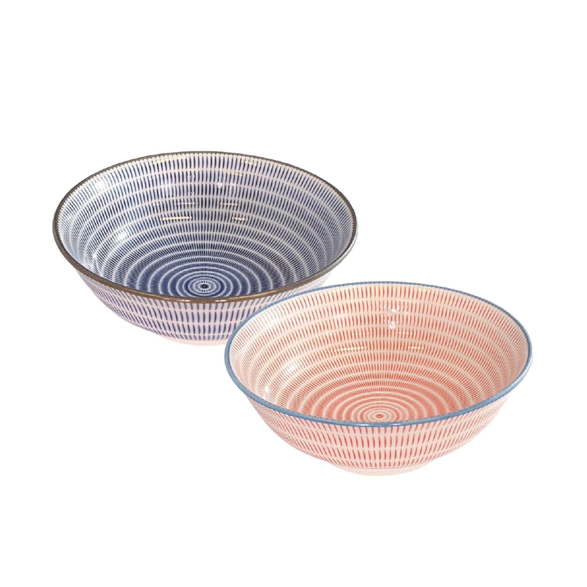 Japanese Collection Oka Ceramic Bowl Set of 2 Image 1