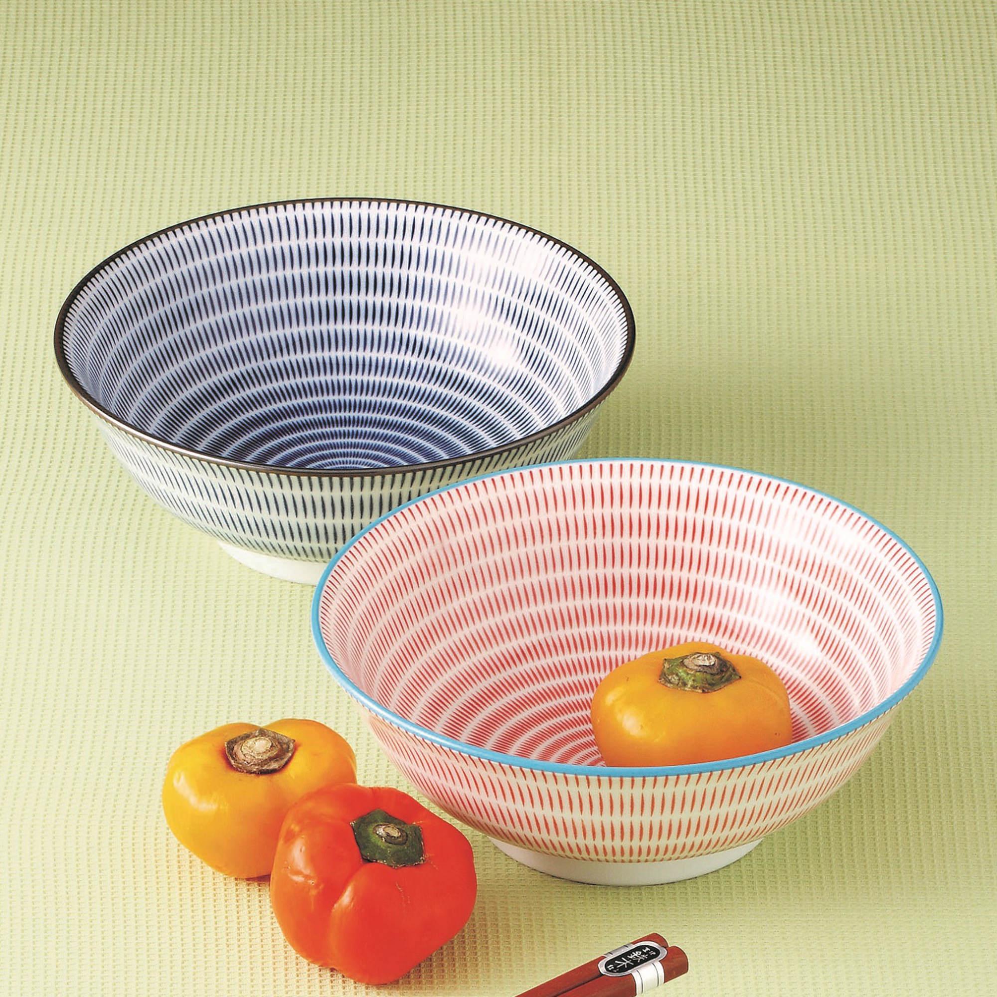 Japanese Collection Oka Ceramic Bowl Set of 2 Image 3