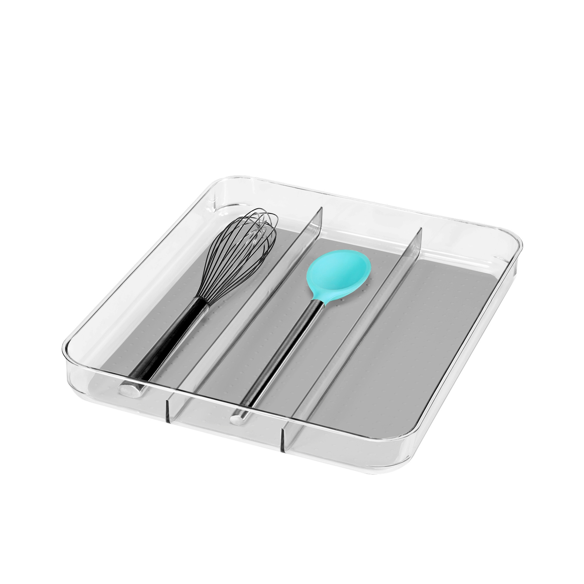 Madesmart Soft Grip Utensil Tray Clear Image 1