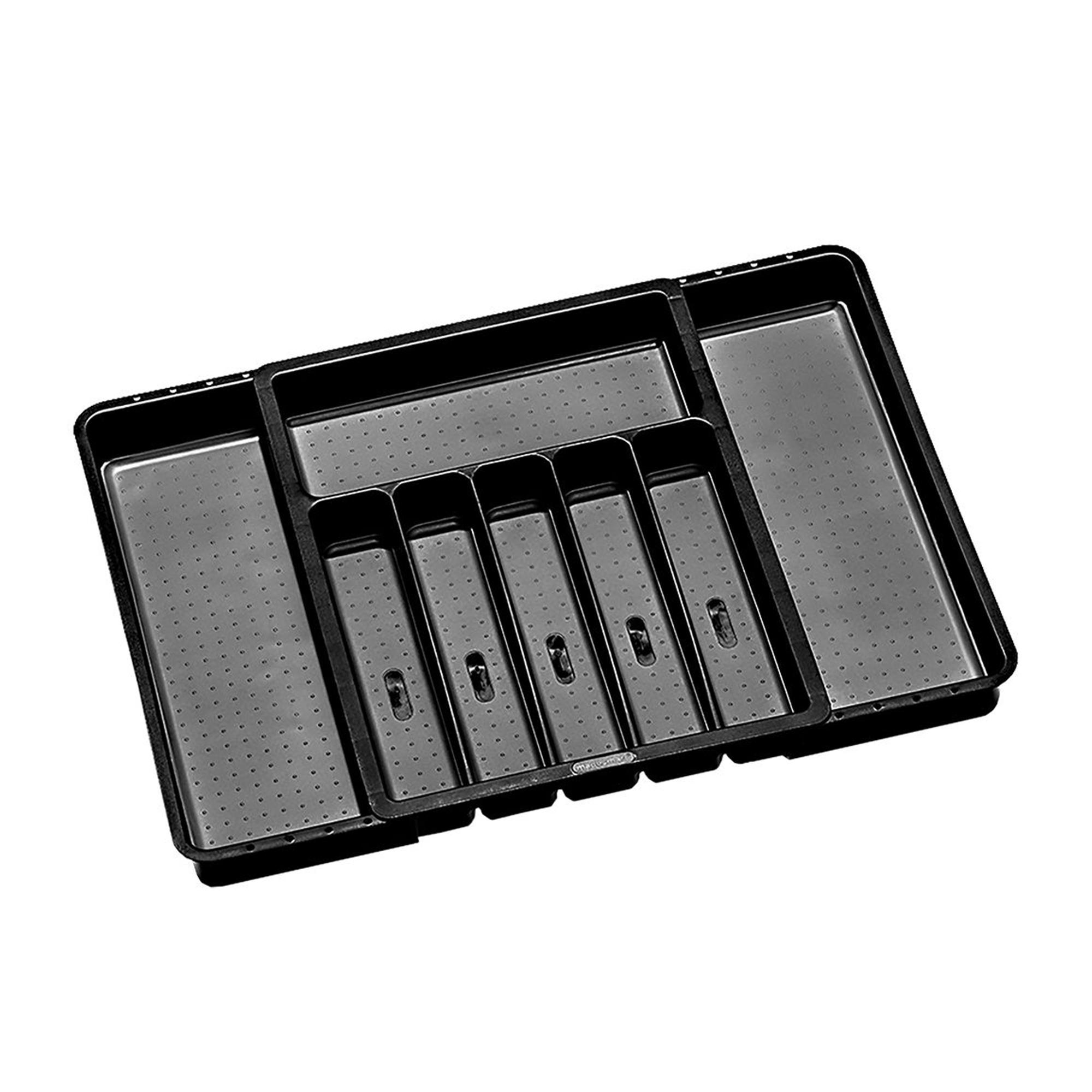 Madesmart Expandable Cutlery Tray Carbon Image 3