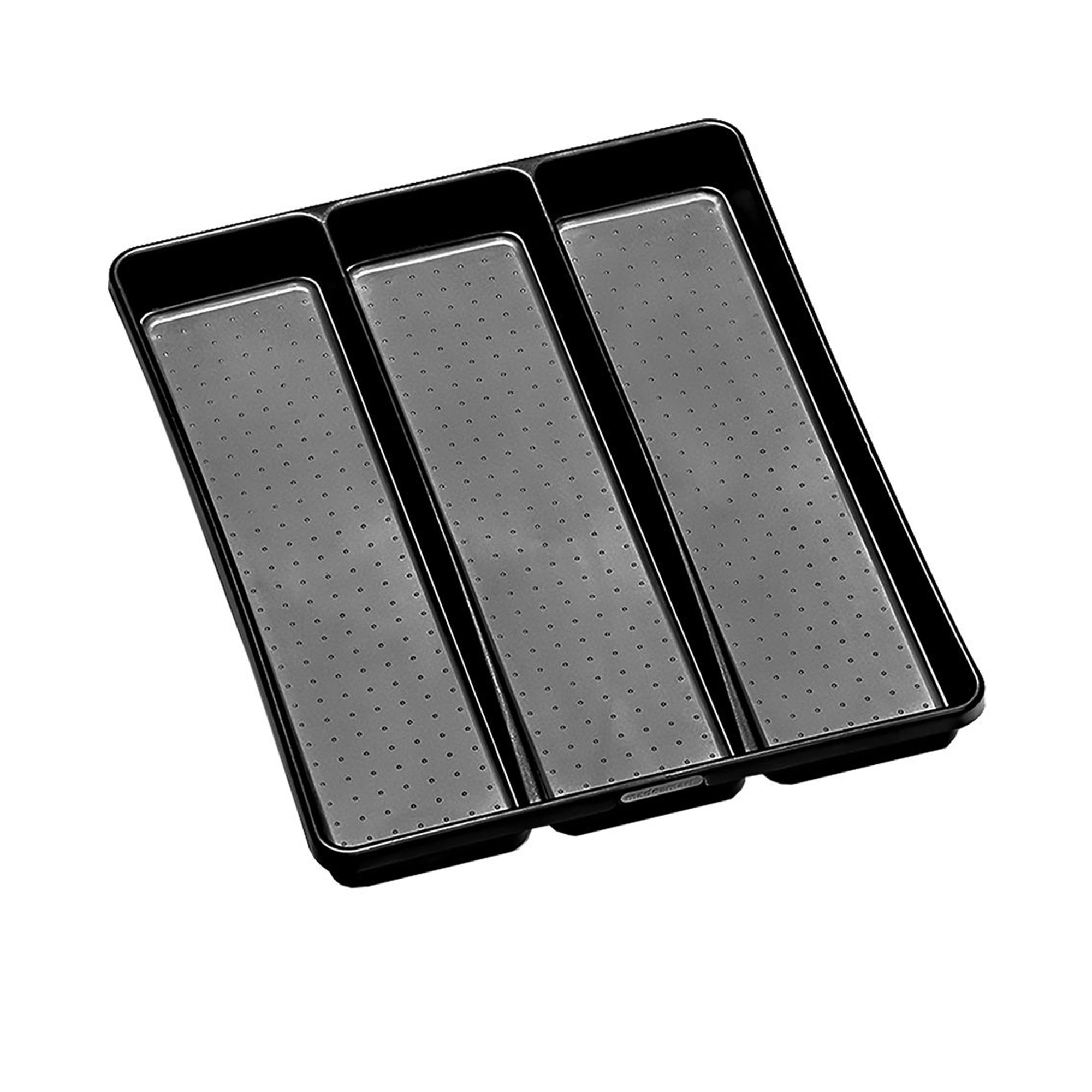 Madesmart Large Utensil Tray 3 Compartment Carbon Image 2