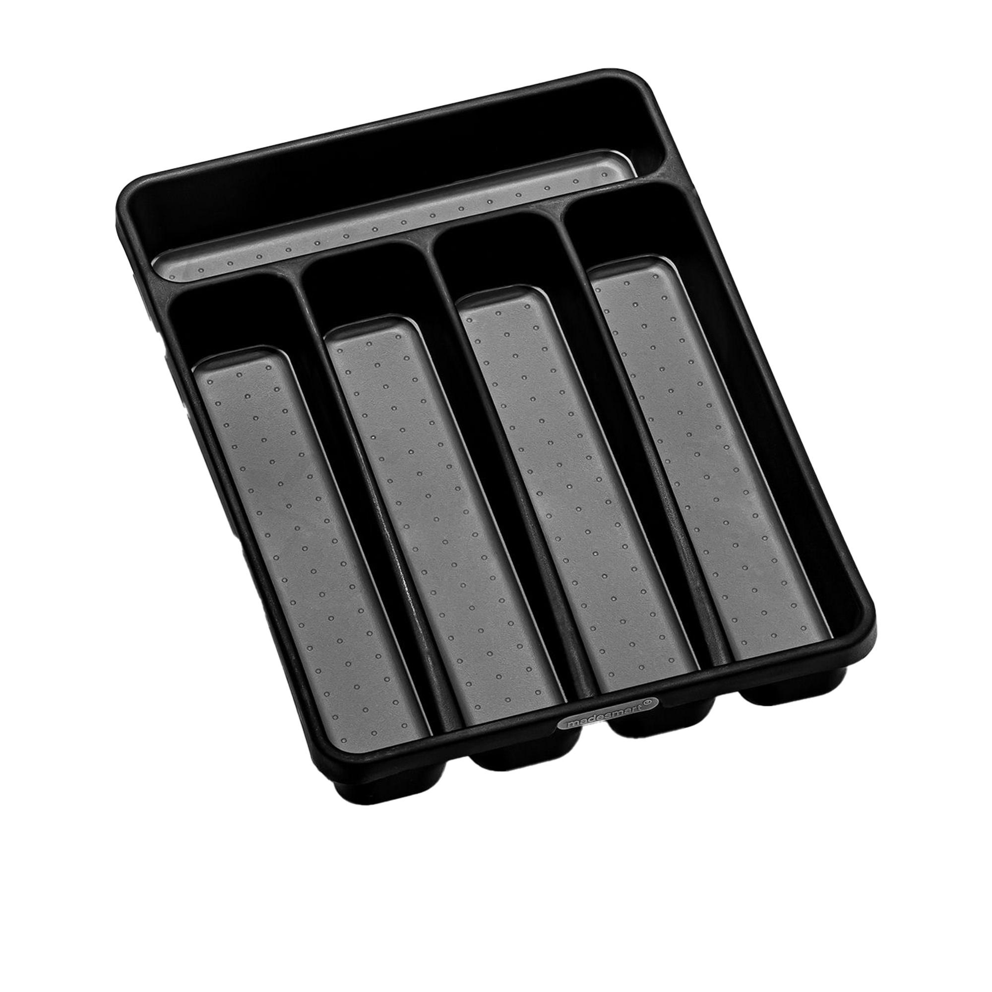 Madesmart Mini Cutlery Tray 5 Compartment Carbon Image 3