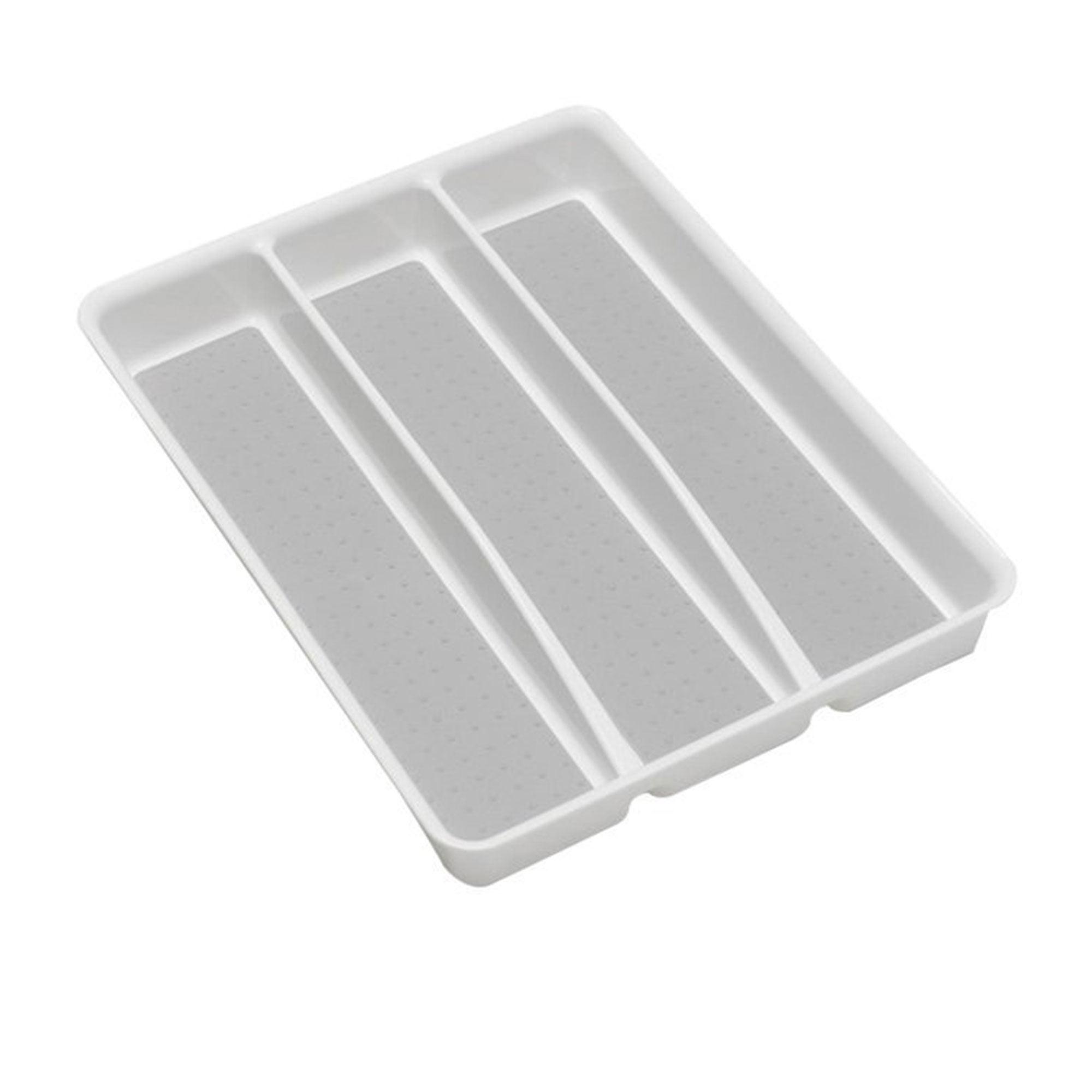 Madesmart Utensil Tray 3 Compartment White Image 1