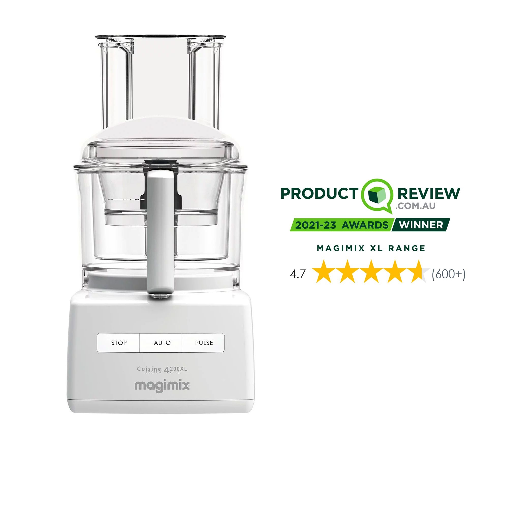 Magimix 4200XL Food Processor with XL Feed Tube White 1