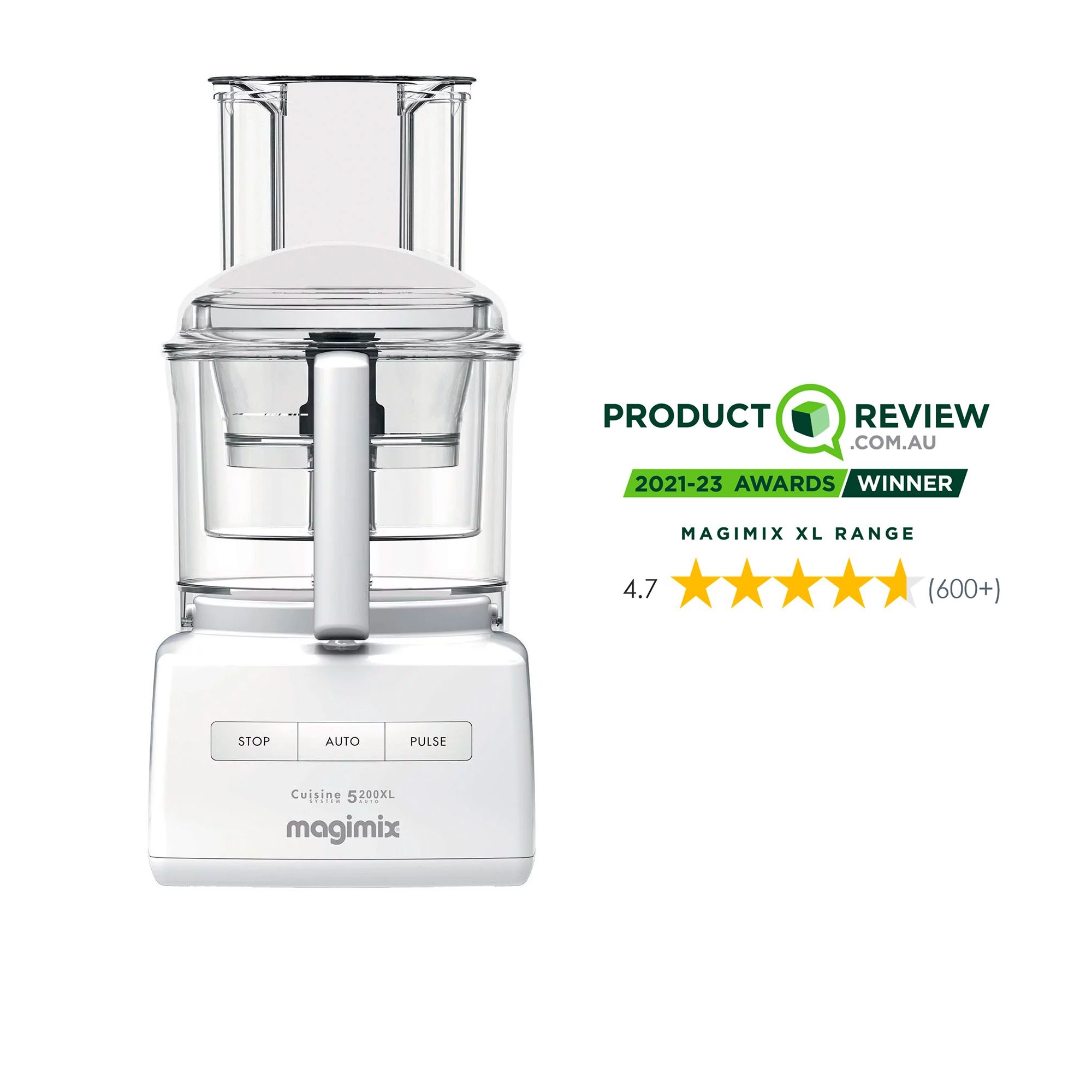 Magimix 5200XL Food Processor with XL Feed Tube White 1