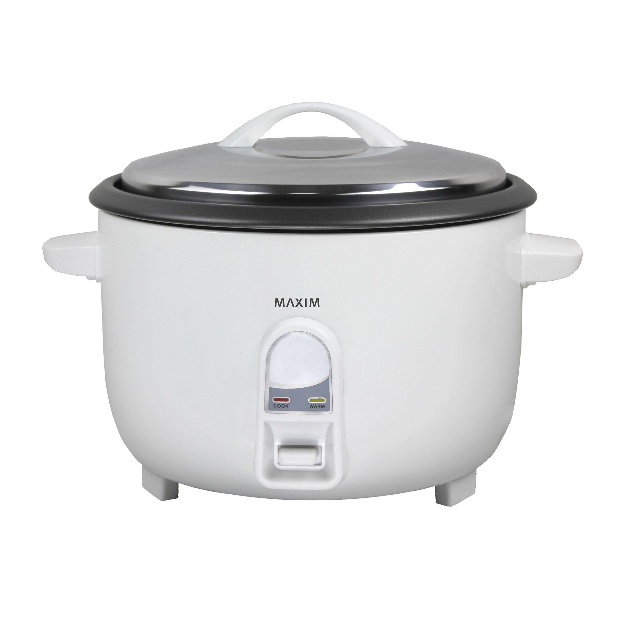 Maxim Rice Cooker 30 Cup White Image 1