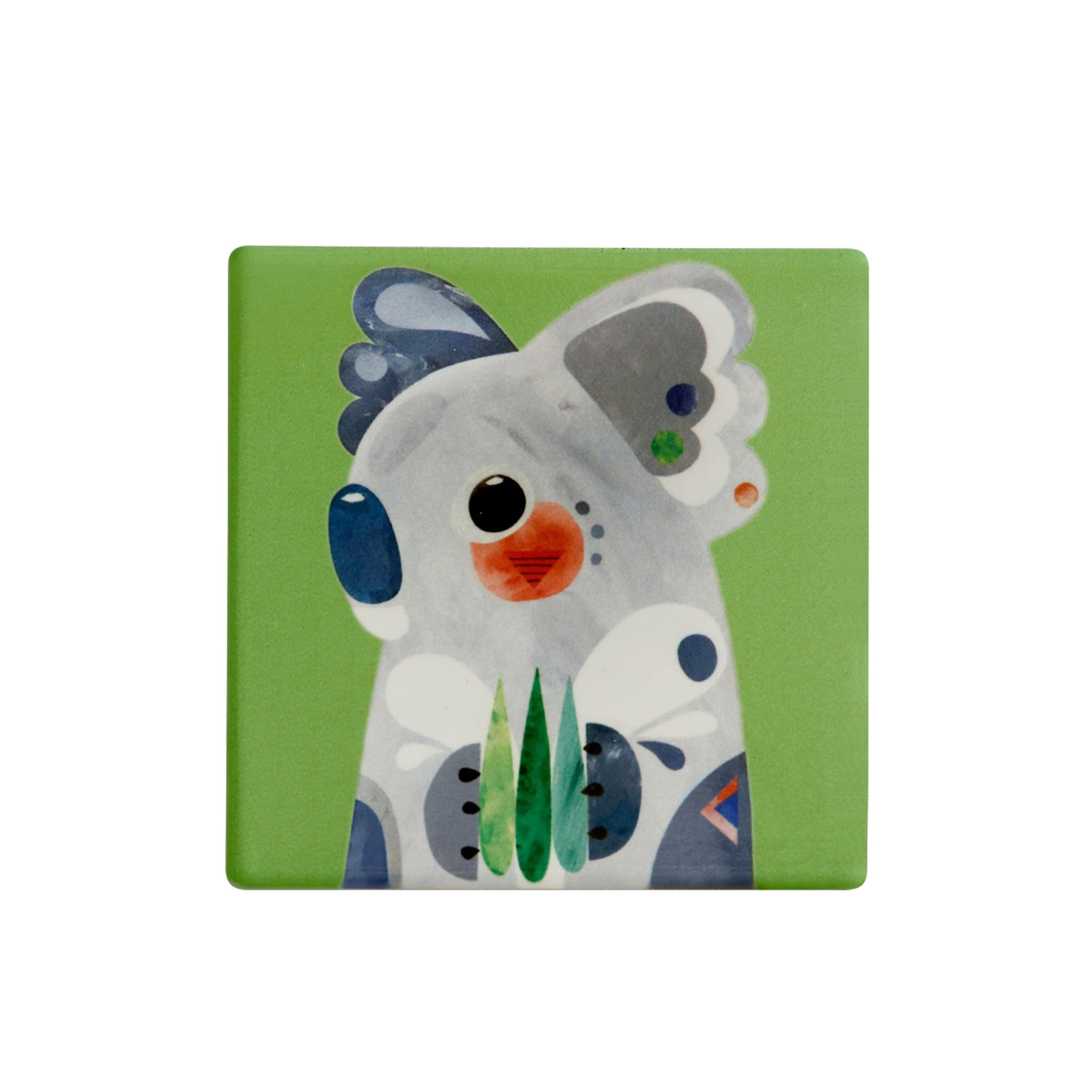 Maxwell Williams Pete Cromer Ceramic Square Tile Coaster Koala Image 1