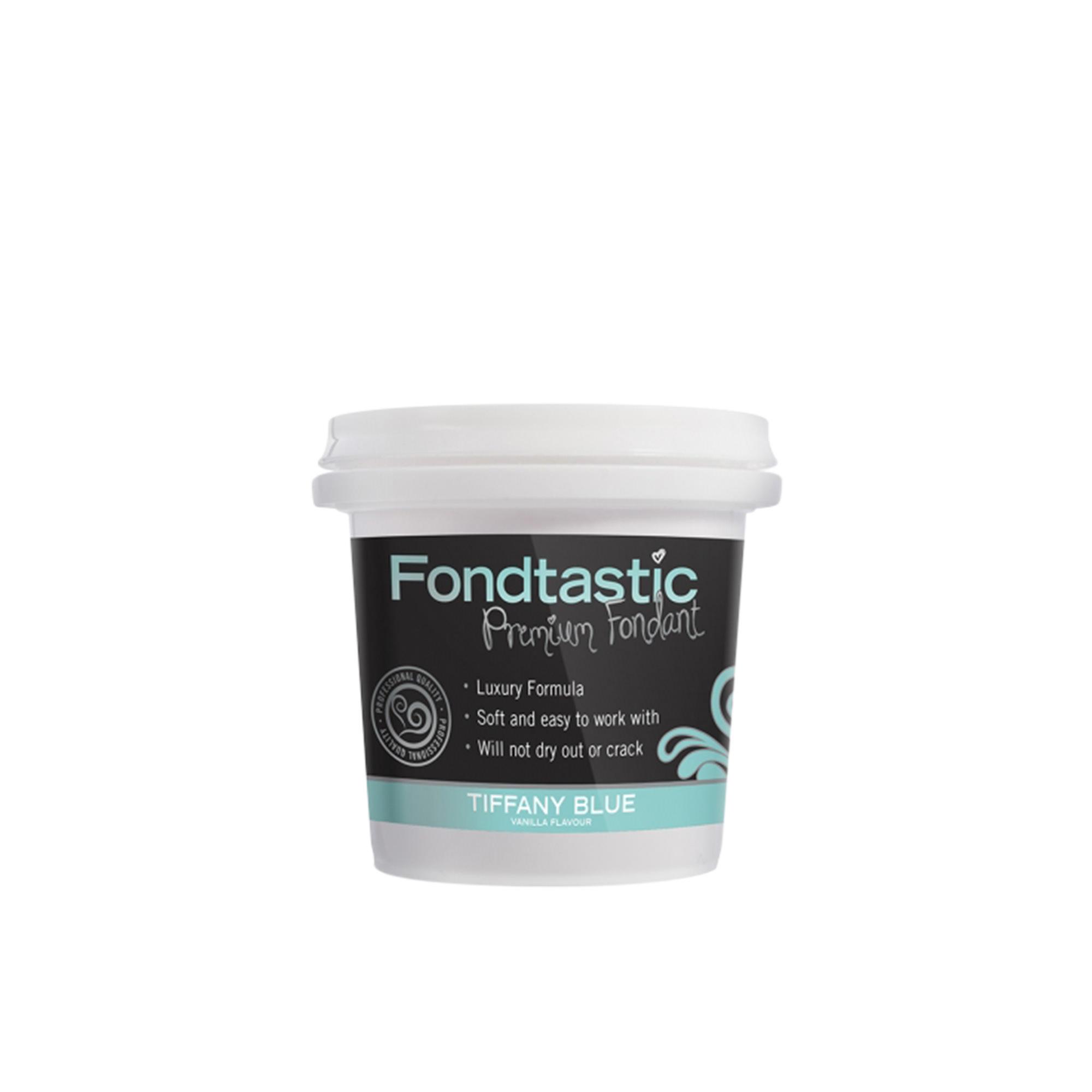 Fondtastic Premium Rolled Fondant Mini Tub Tiffany 225g Image 1