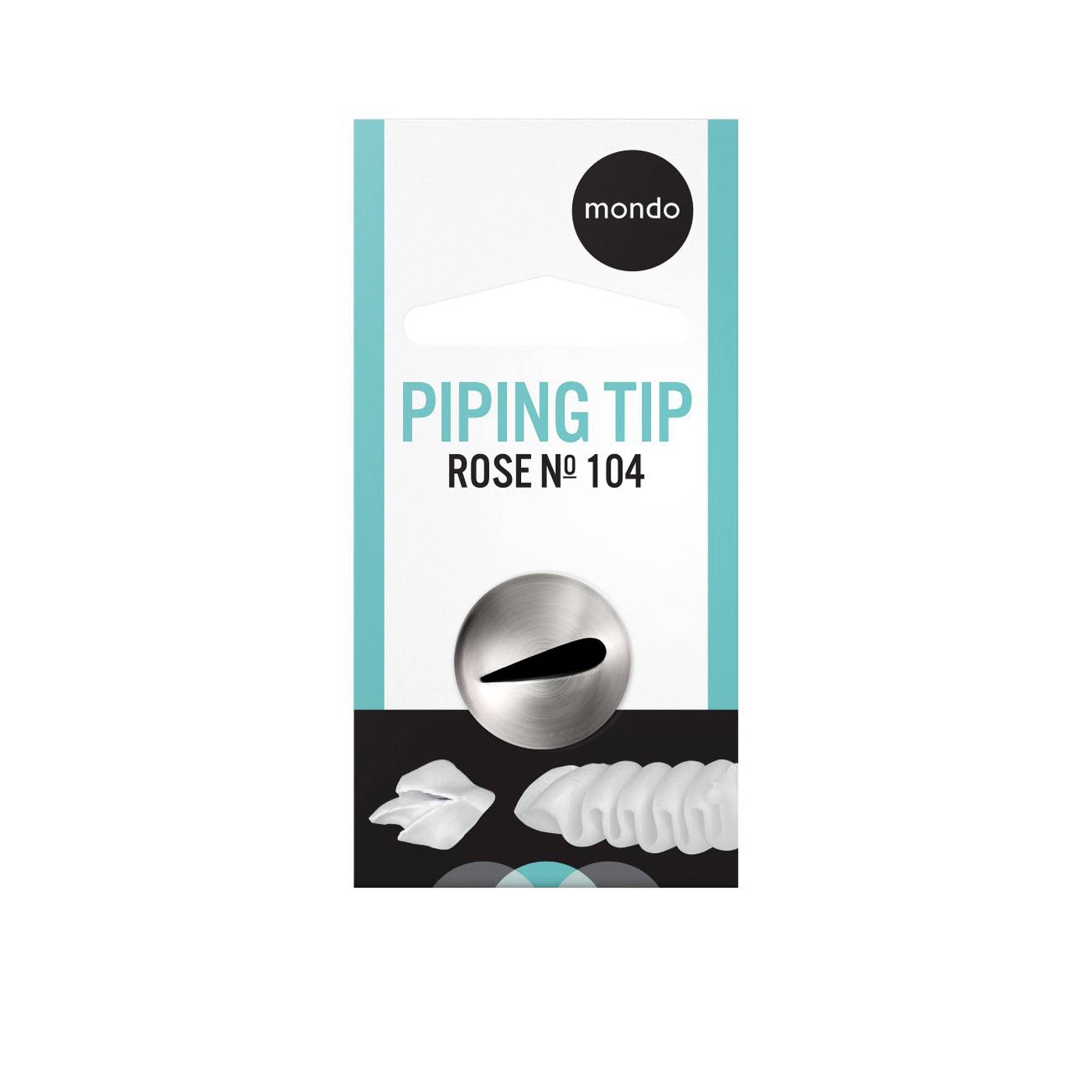 Mondo Rose Piping Tip #104 Image 1