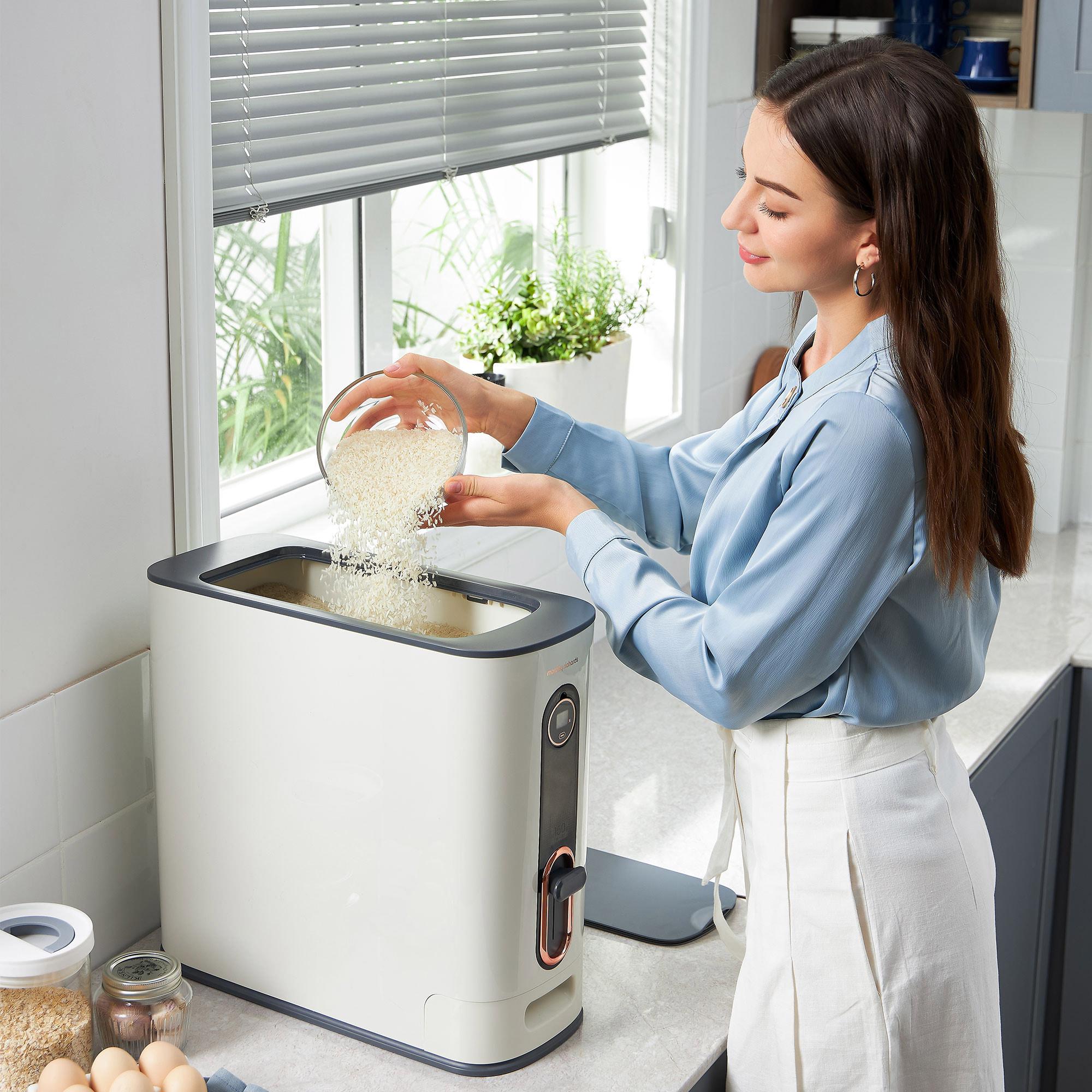 Morphy Richards Automatic Rice Dispenser with Moisture Drying Box 12L White Image 5