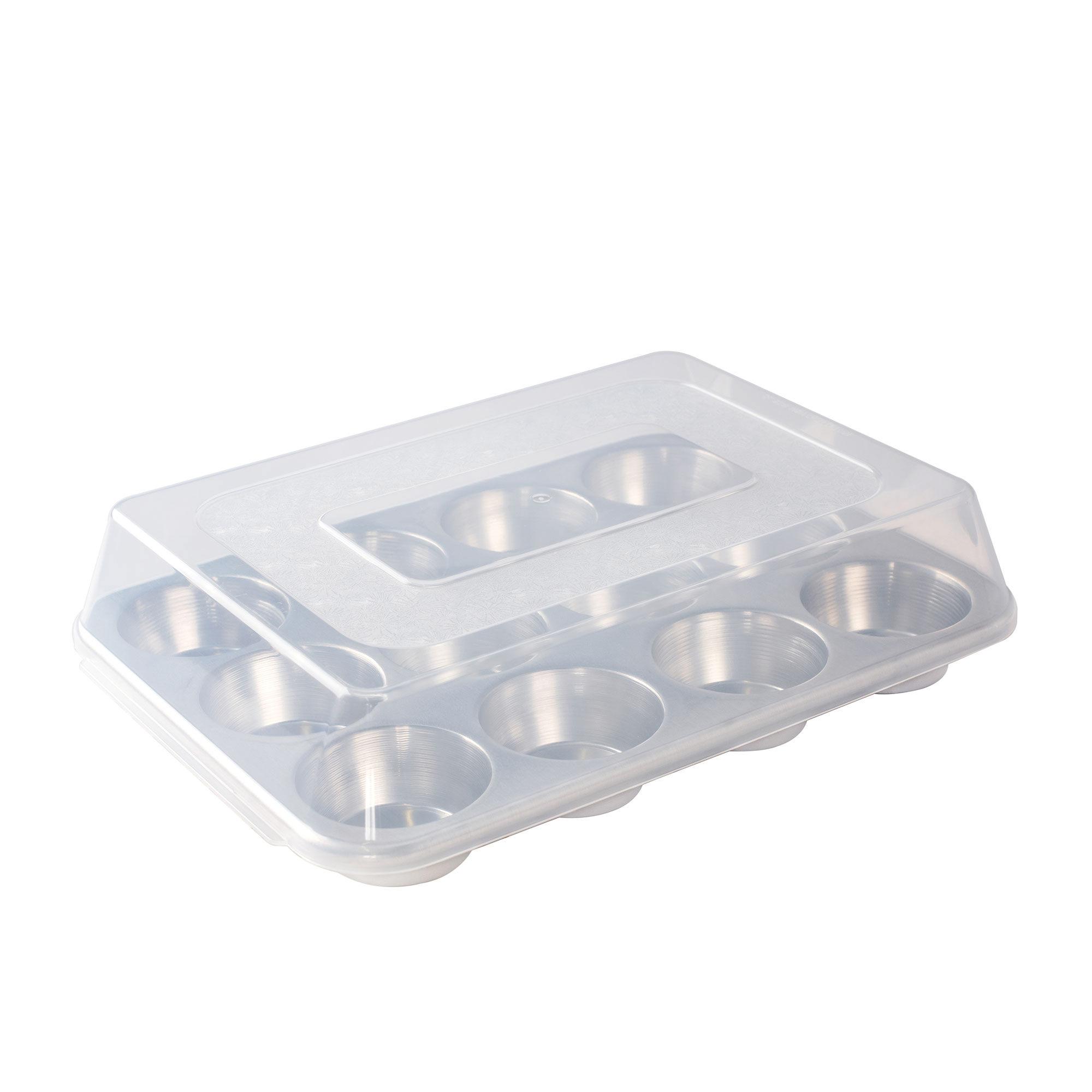 Nordic Ware Naturals Muffin Pan with High Dome Lid 12 Cup Image 5