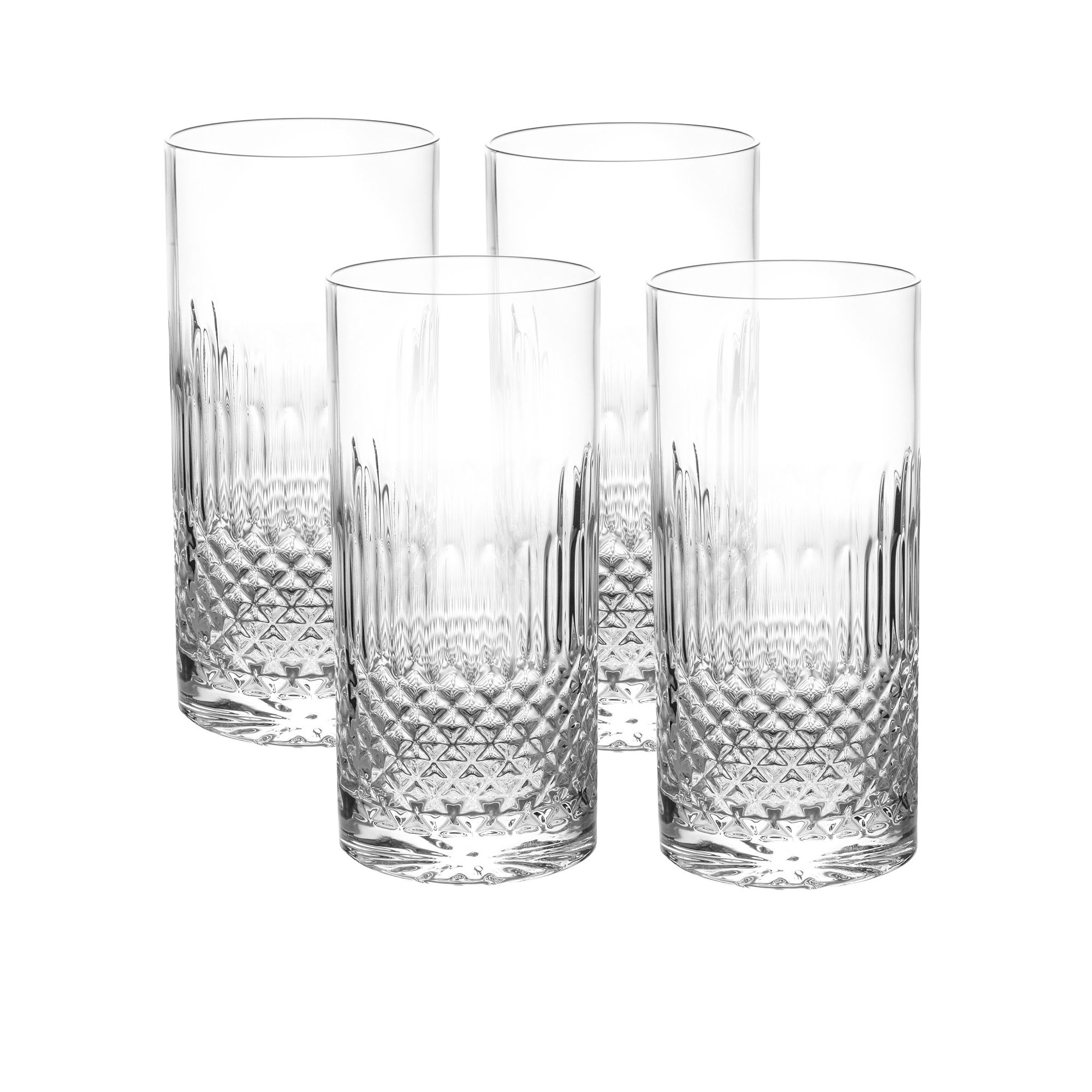 Noritake Shake & Stir Highball Glass 480ml Set of 4 Image 1