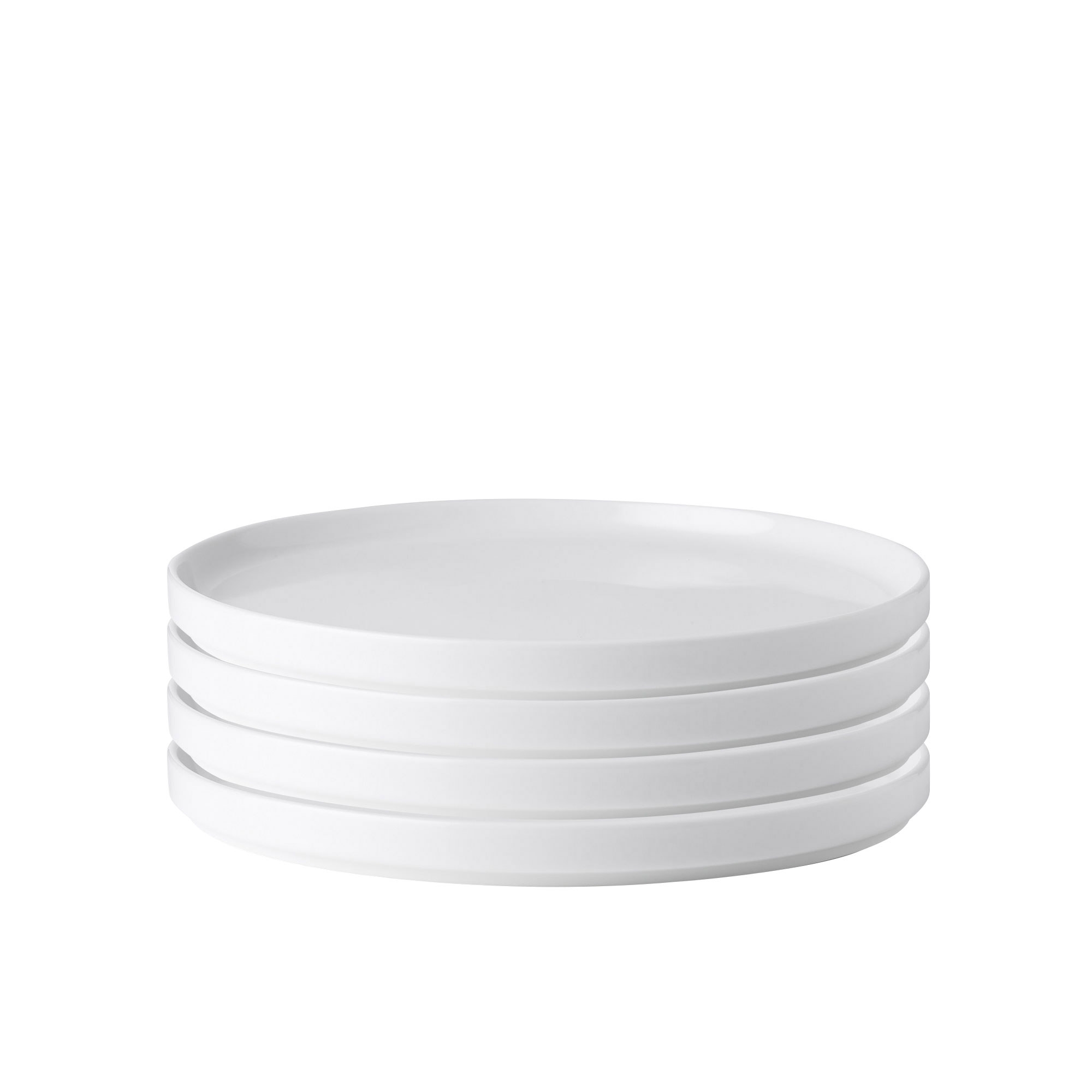 Noritake Stax White Dinner Plate Set of 4 Image 1