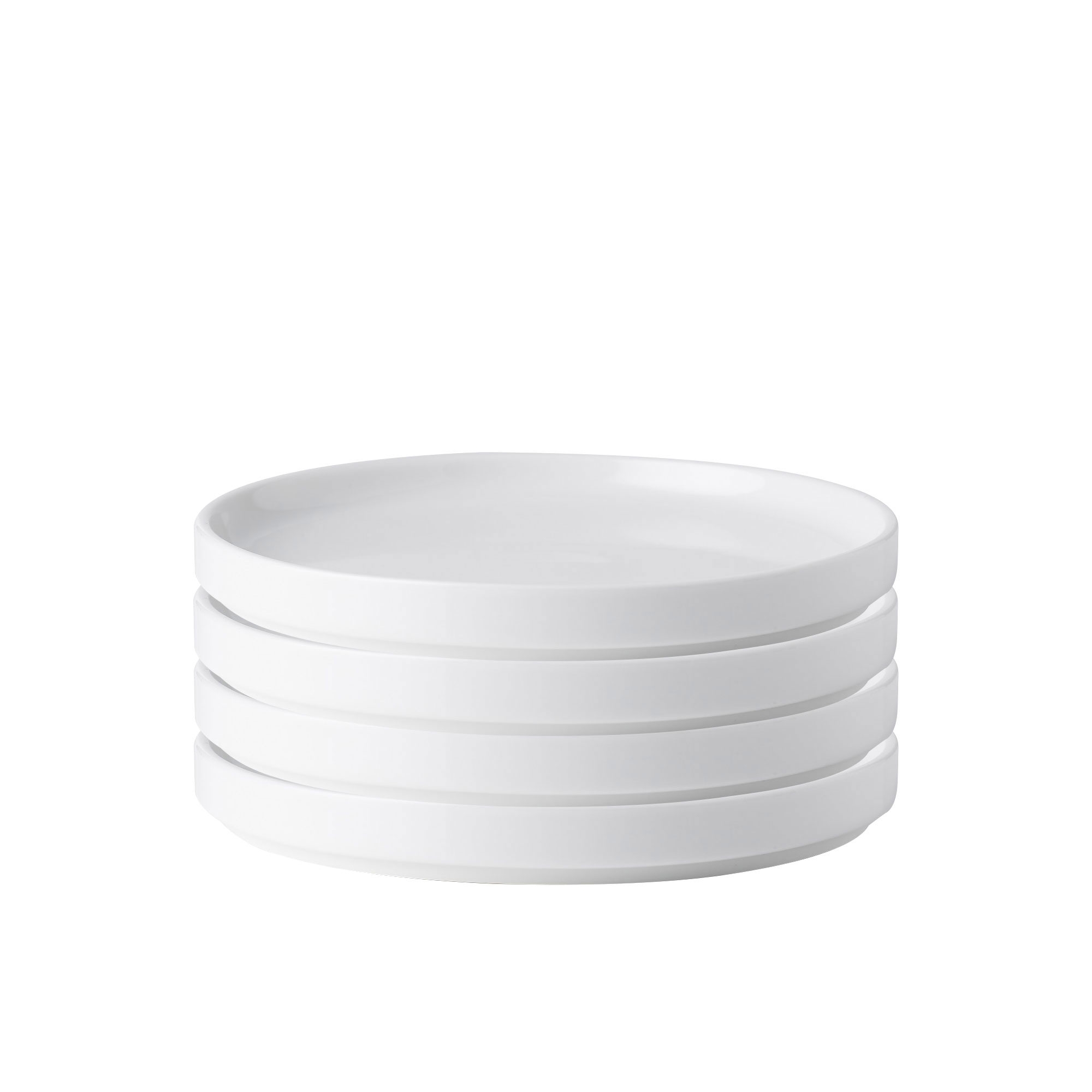 Noritake Stax White Entree Plate Set of 4 Image 1