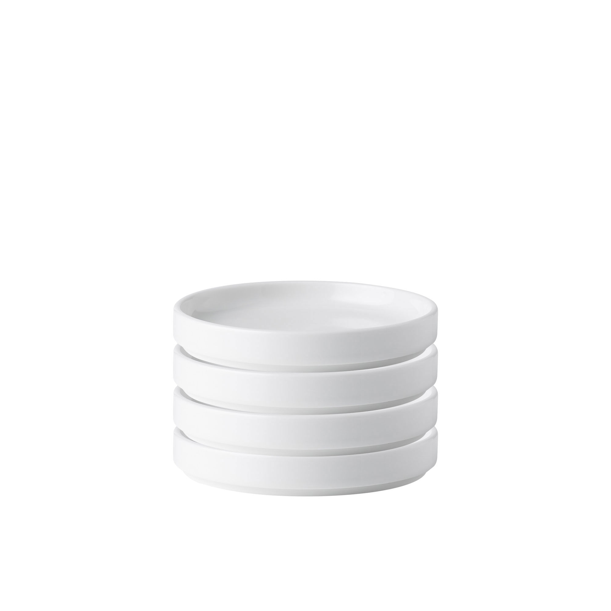 Noritake Stax White Small Plate Set of 4 Image 1