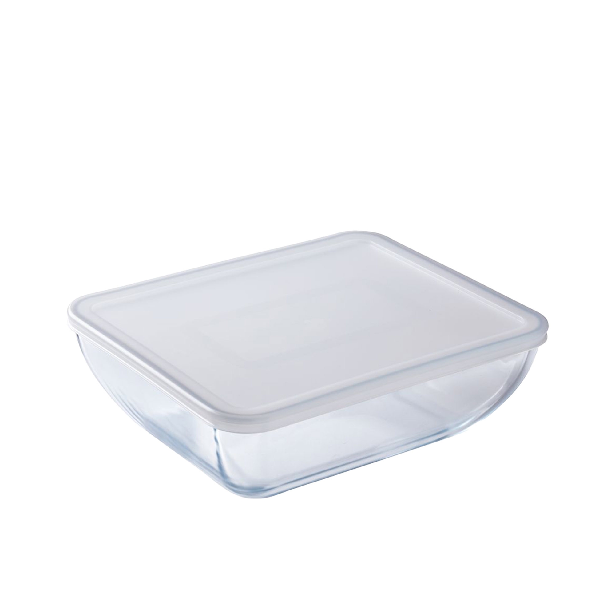 O' Cuisine Rectangular Glass Food Storage Container 2.25L Image 1