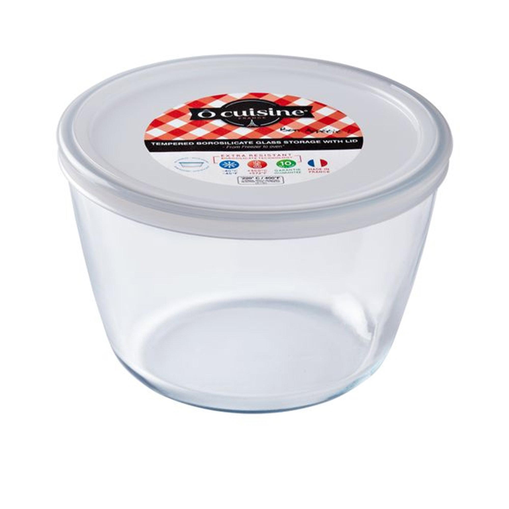 O' Cuisine Round Glass Food Storage Container 1.6L Image 6