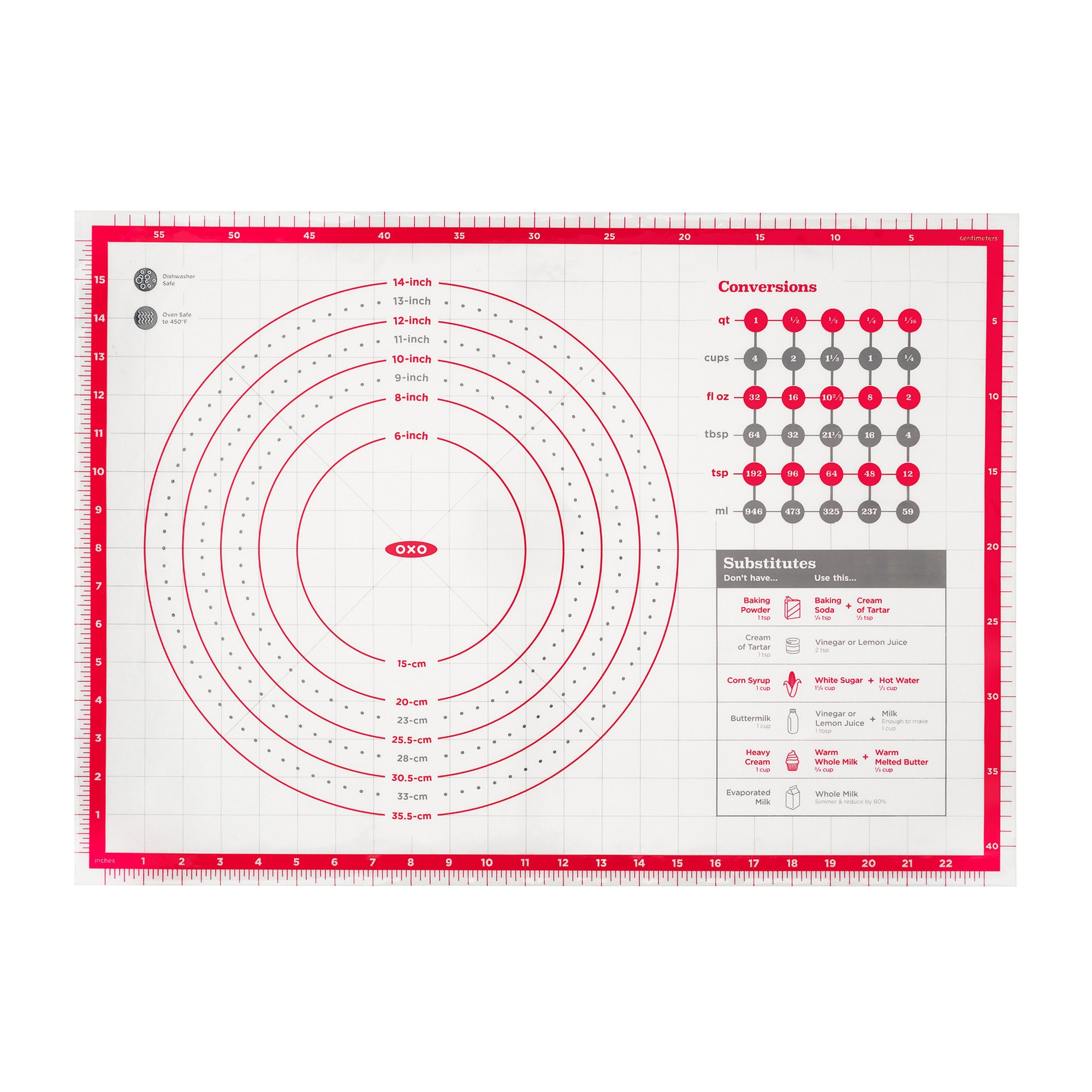 OXO Good Grips Silicone Pastry Mat 59x40cm Image 1