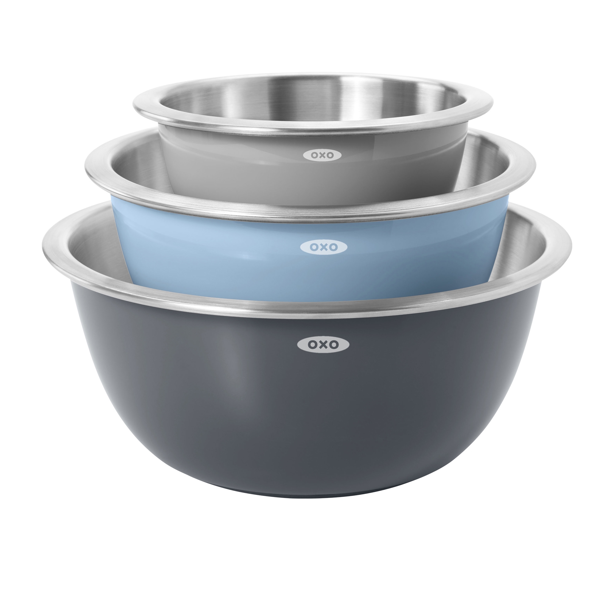OXO Good Grips Stainless Steel Insulated Mixing Bowl Set 3pc Image 1