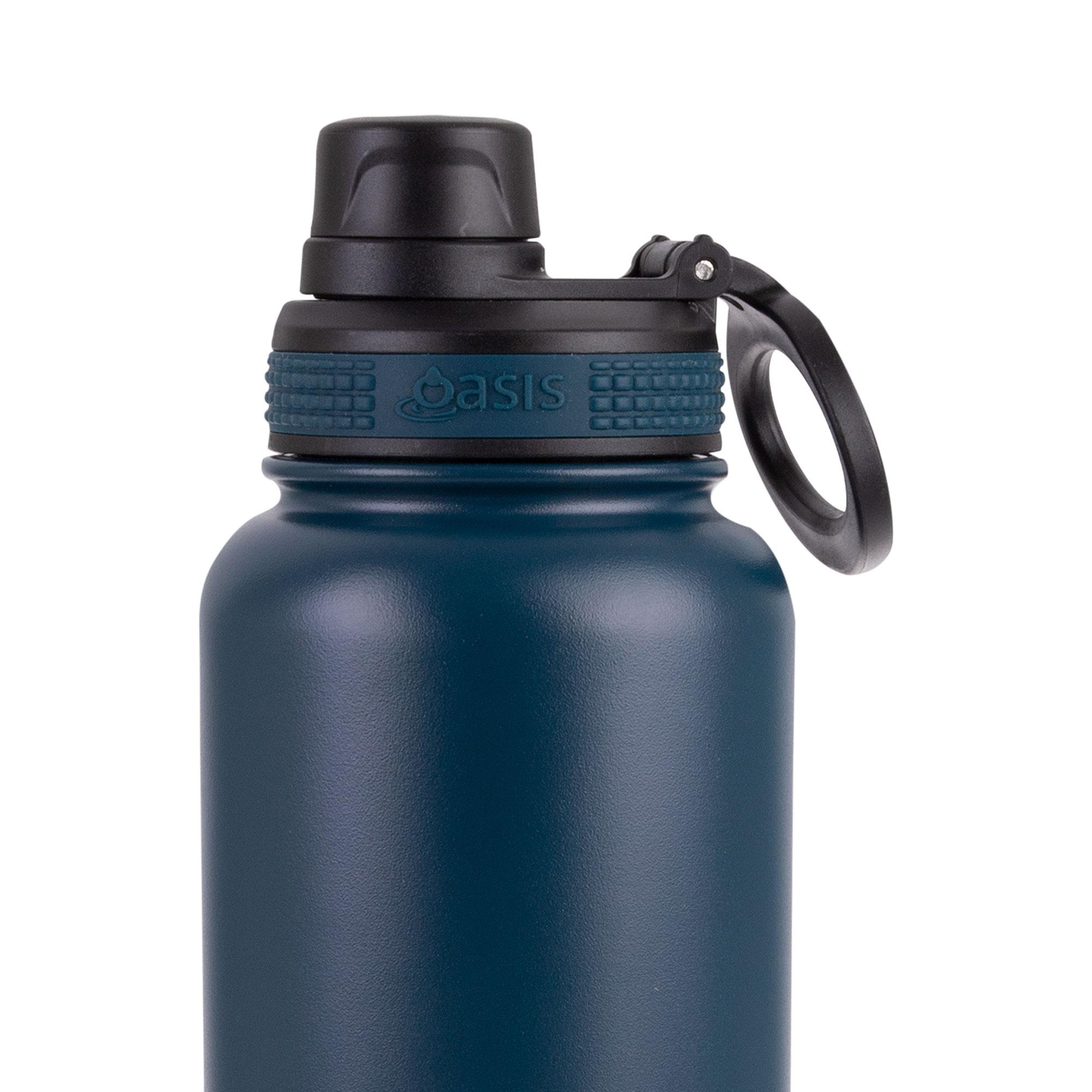 Oasis Challenger Double Wall Insulated Sports Bottle 1.1L Navy Image 6