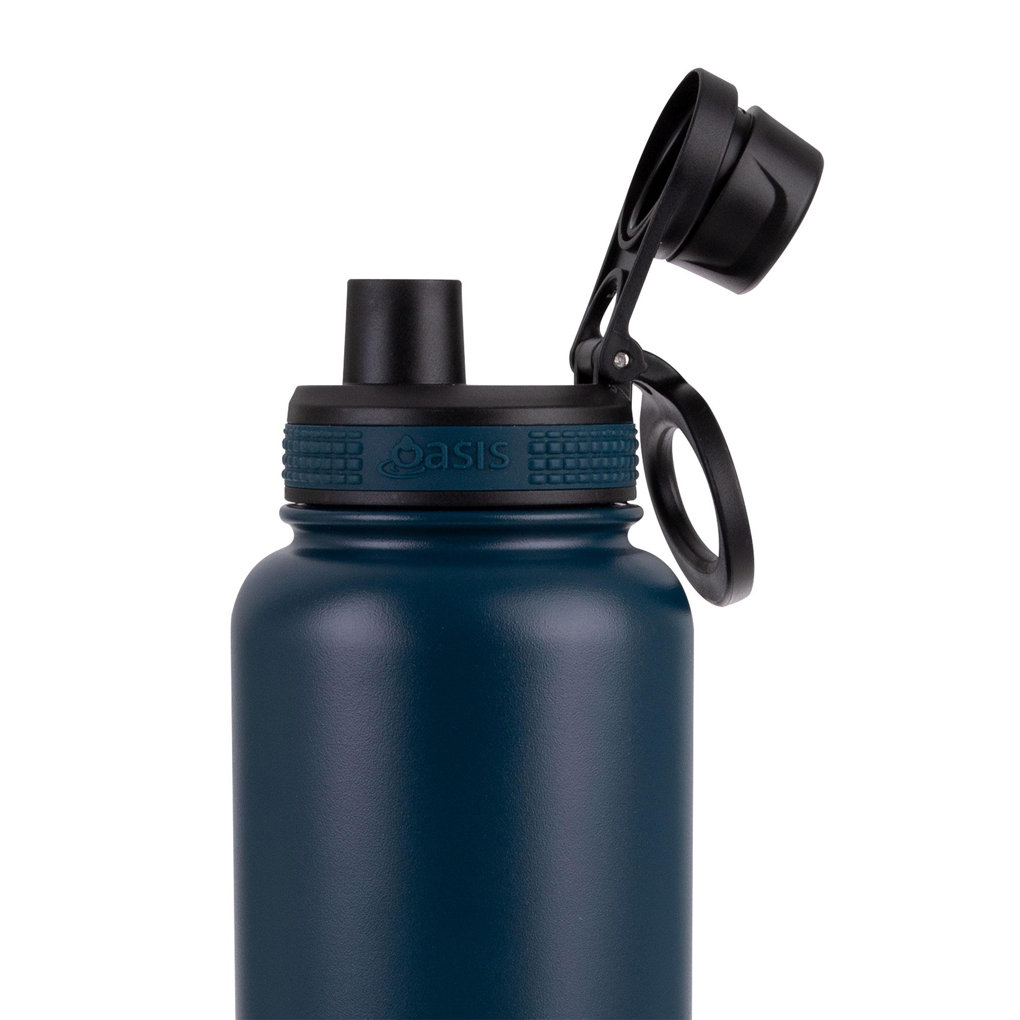 Oasis Challenger Double Wall Insulated Sports Bottle 1.1L Navy Image 5