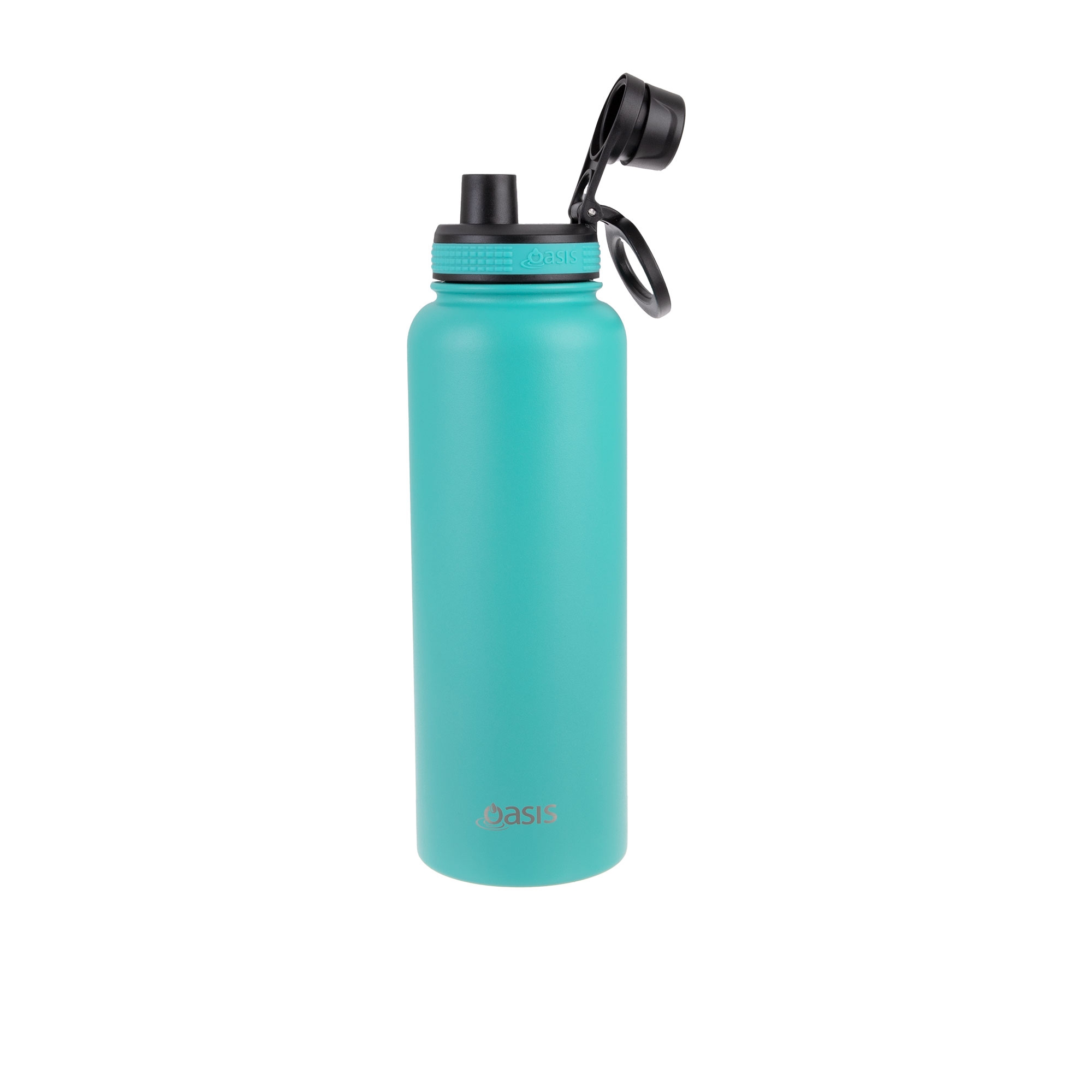 Oasis Challenger Double Wall Insulated Sports Bottle 1.1L Turquoise Image 2