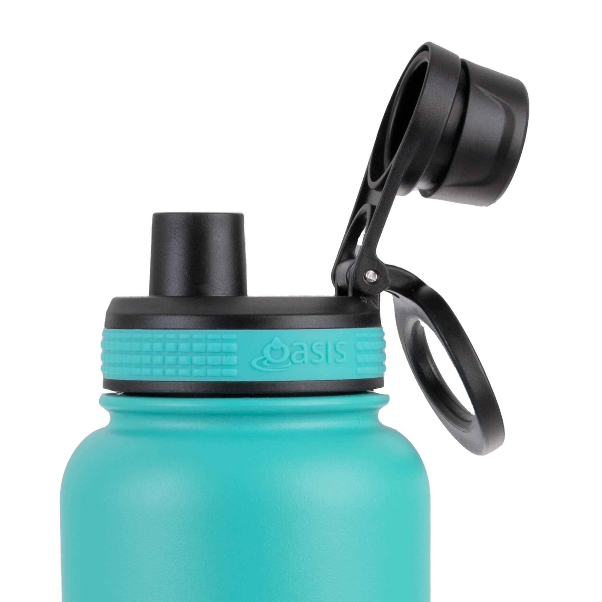 Oasis Challenger Double Wall Insulated Sports Bottle 1.1L Turquoise Image 6