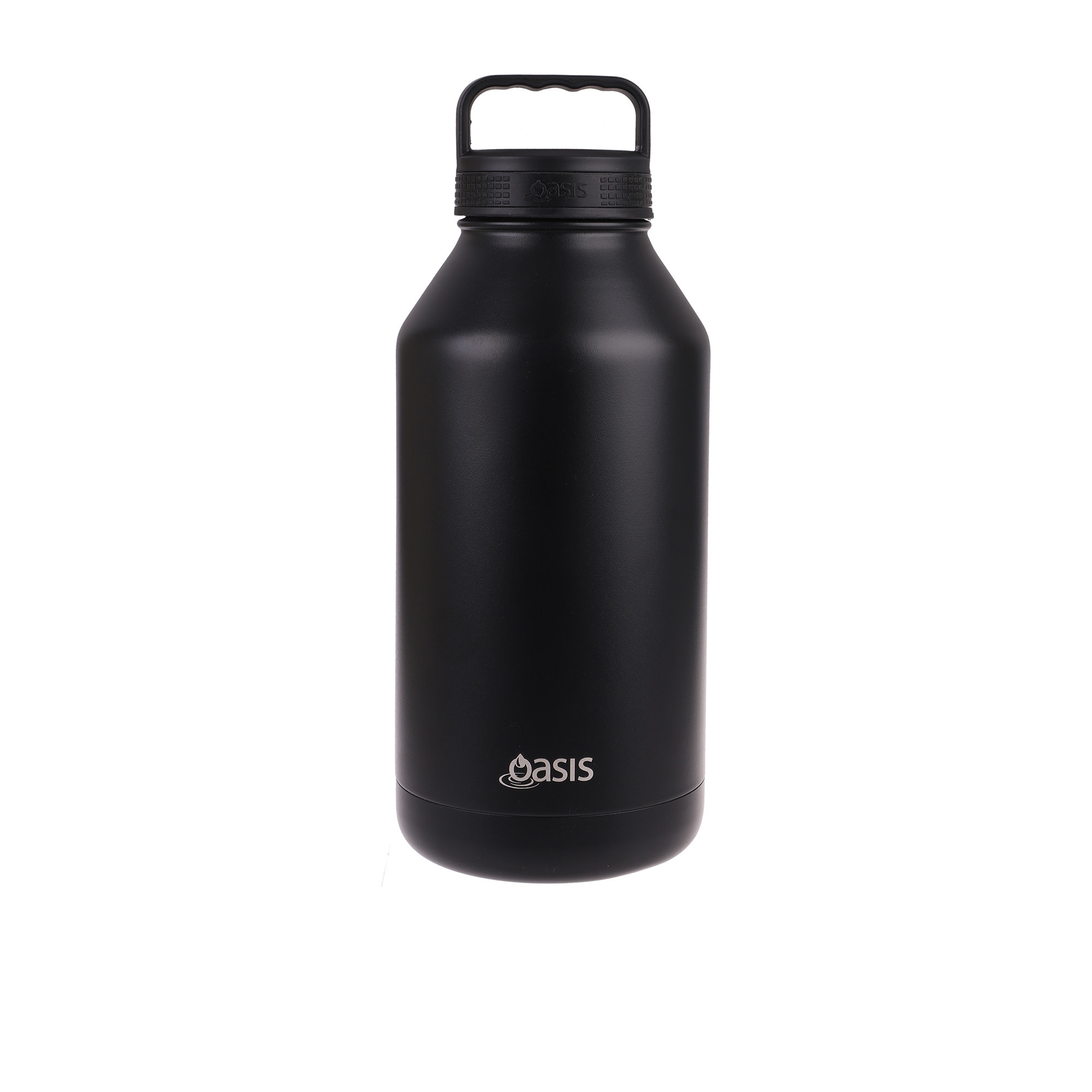 Oasis Double Wall Insulated Titan Drink Bottle 1.9L Black Image 1