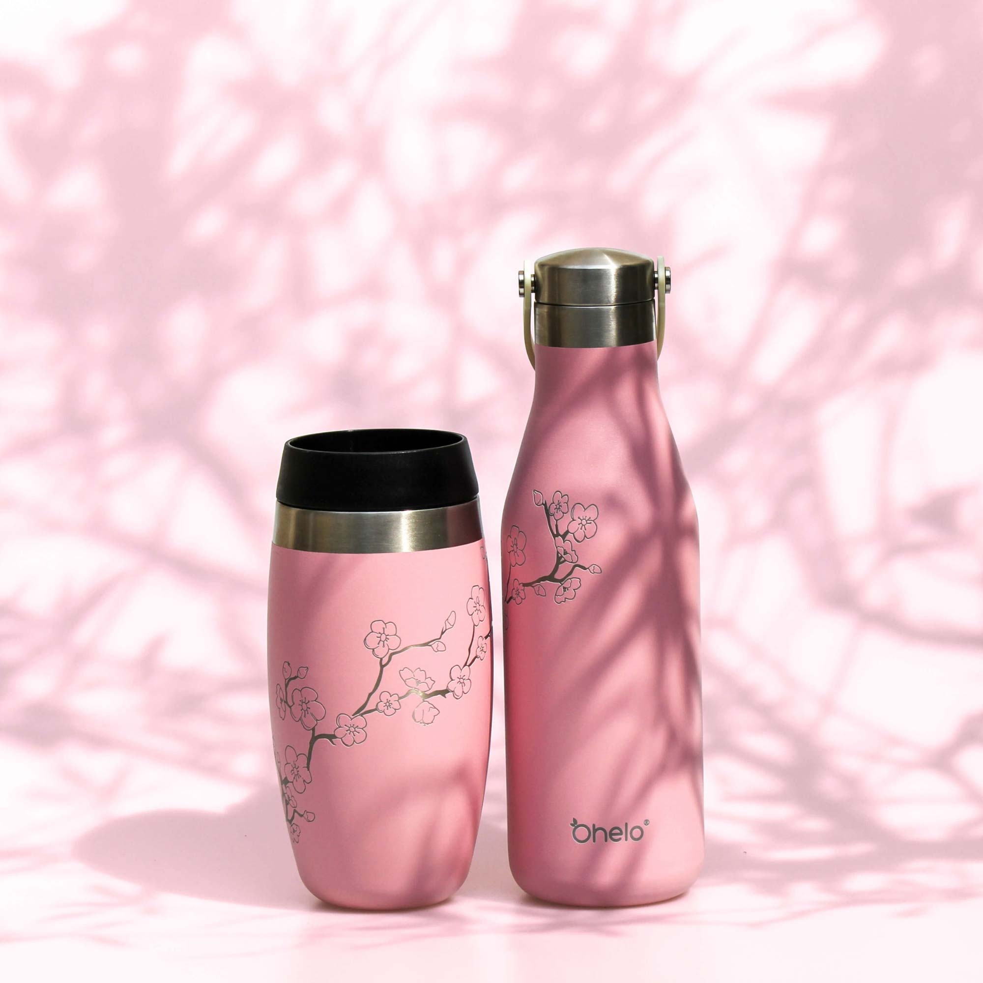 Ohelo Insulated Drink Bottle 500ml Pink Image 2