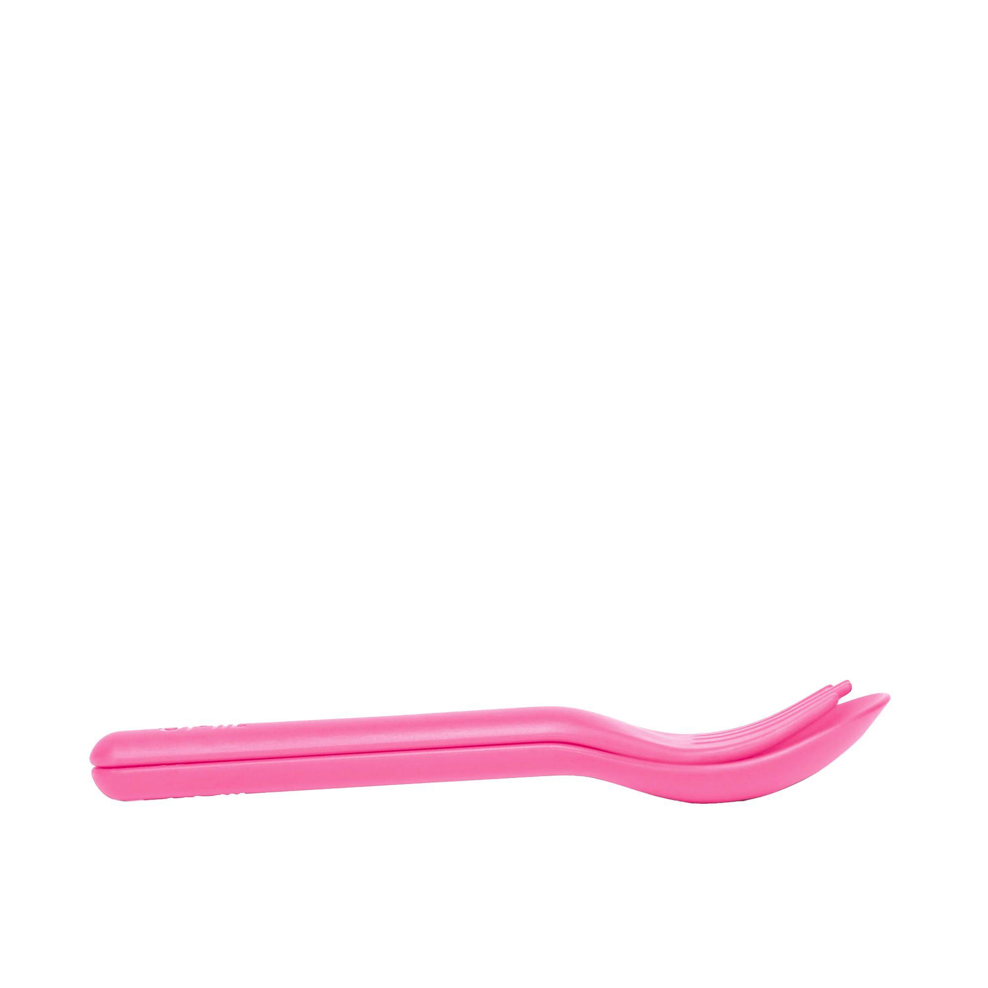 Omie OmiePod Cutlery Set 3pc Bubble Pink Image 4